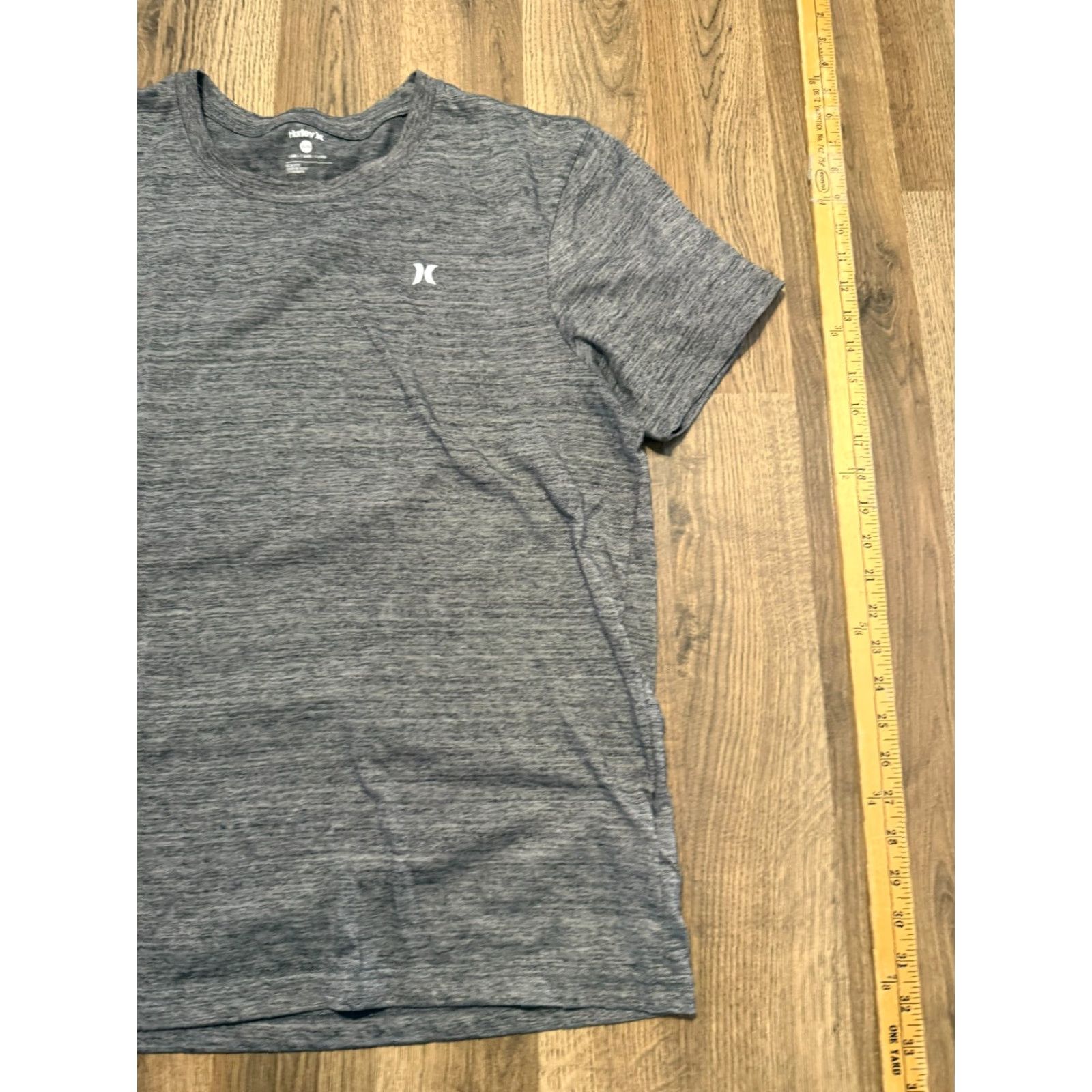 Hurley Hurley Shirt Men XL Gray Crewneck Short Sleeve Activewear Size US XL / EU 56 / 4 - 2 Thumbnail