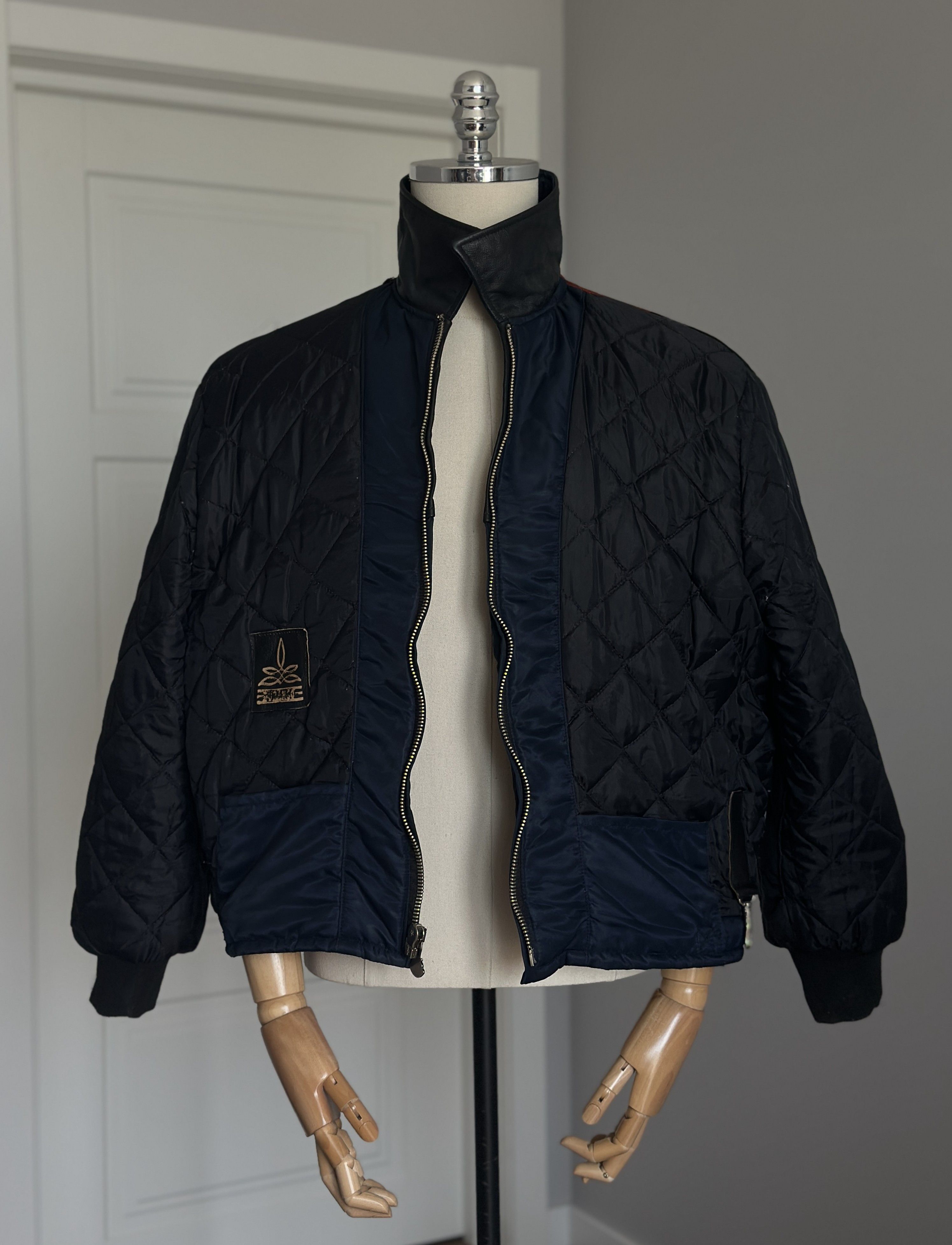 Durango DURANGO Men's Leather Nylon Jacket Size M Casual Clothing Size US M / EU 48-50 / 2 - 11 Thumbnail