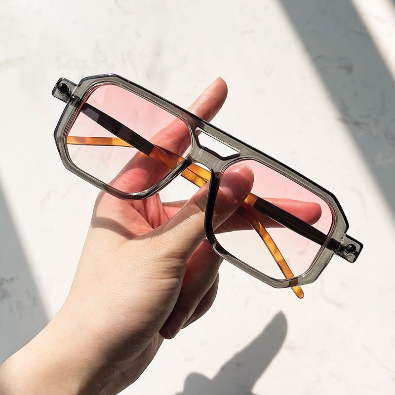 VIBE New Design Street ins style custom avant-garde sunglasses Size ONE SIZE - 5 Thumbnail