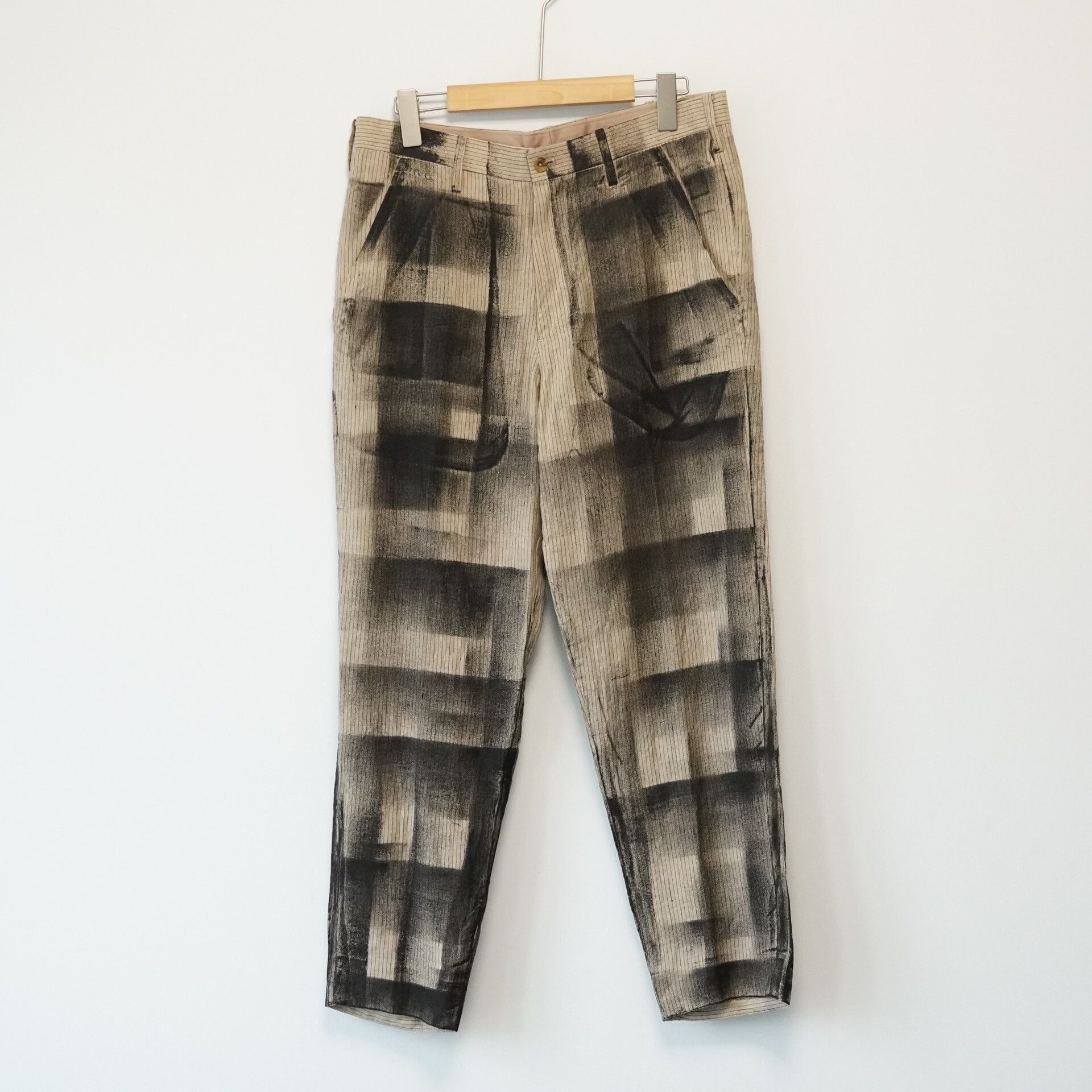 Yohji Yamamoto Yohji Yamamoto Handmade Dyed Pants Size US 31 - 1 Thumbnail