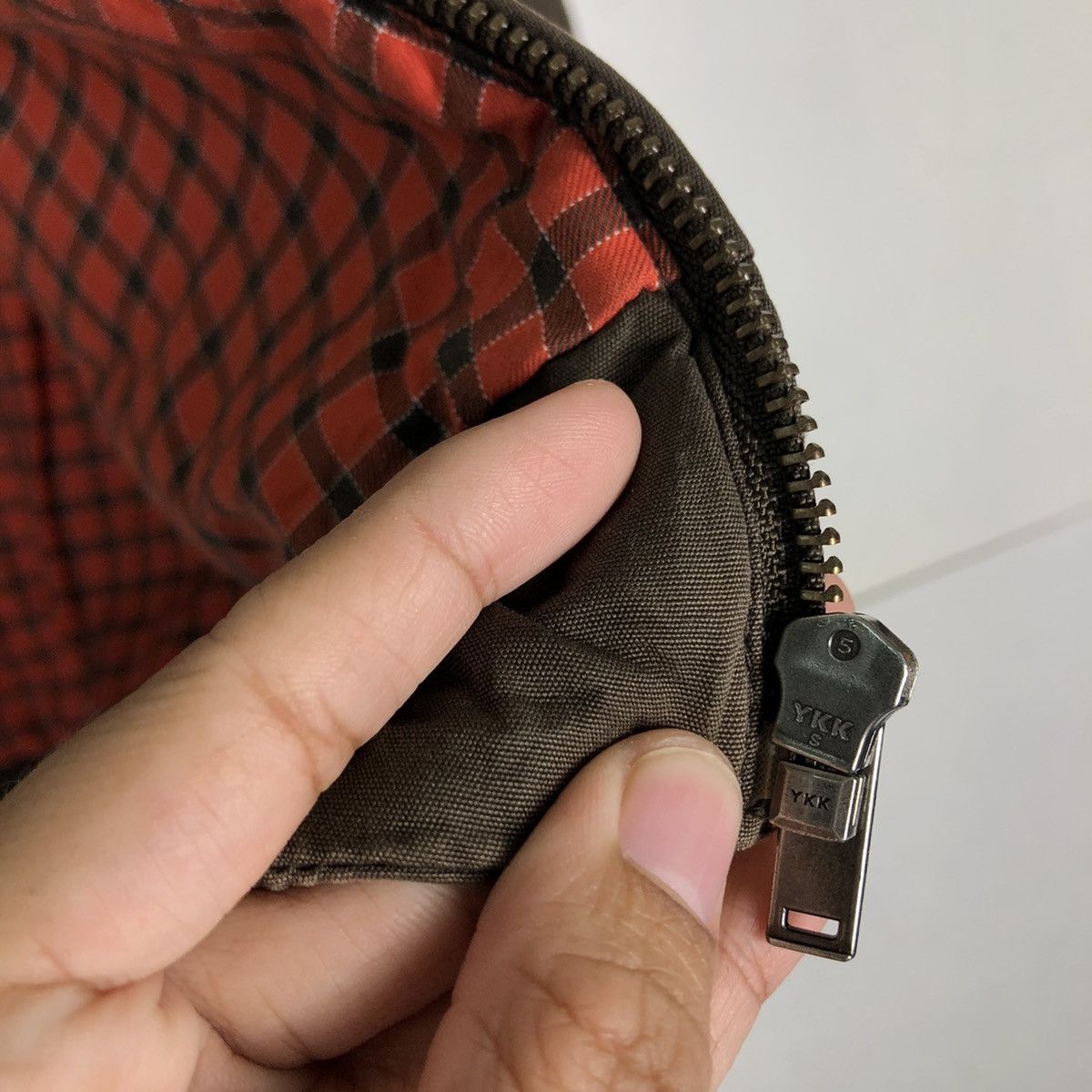 Japanese Brand 🔥Vtg Bomber Jacket Lacoste Canvas Tartan Desining Lining Size US M / EU 48-50 / 2 - 15 Thumbnail