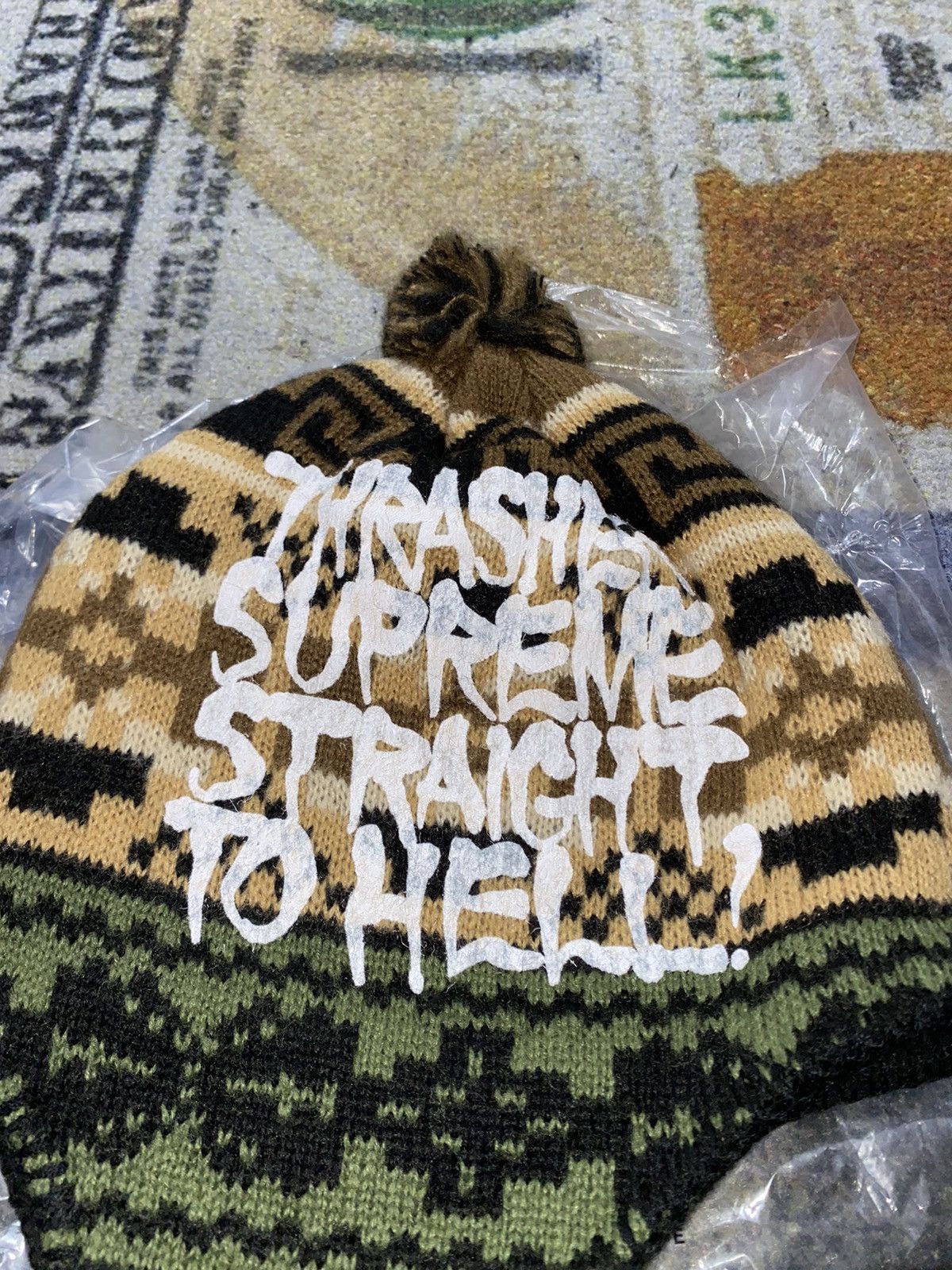 Supreme × Thrasher Supreme Thrasher Earflap Beanie Multi Size ONE SIZE - 2 Thumbnail