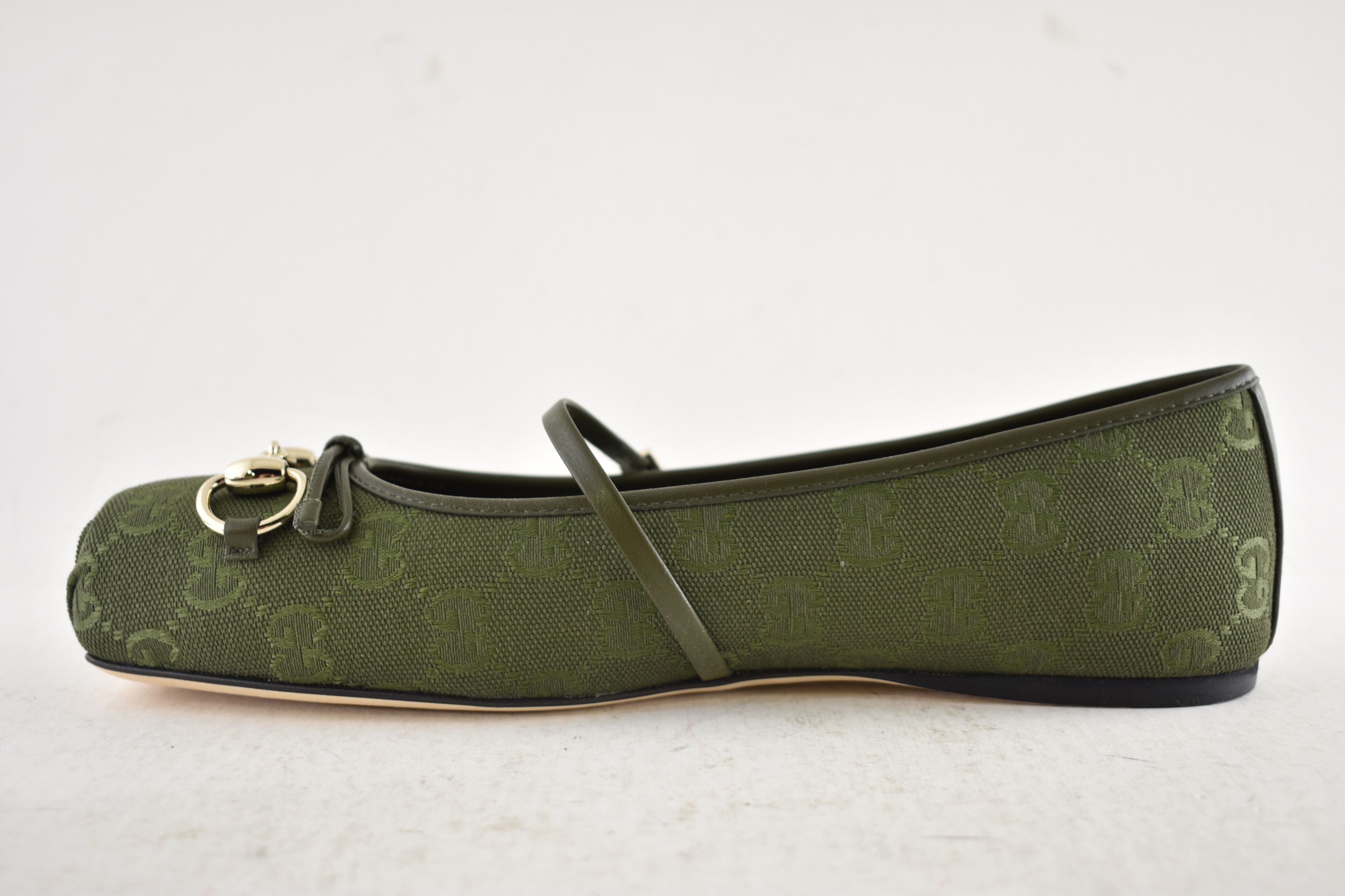 Gucci Gucci GG Logo Horsebit Maryjane Ballerina Ballet Flat 37 Size US 7 / IT 37 - 12 Thumbnail