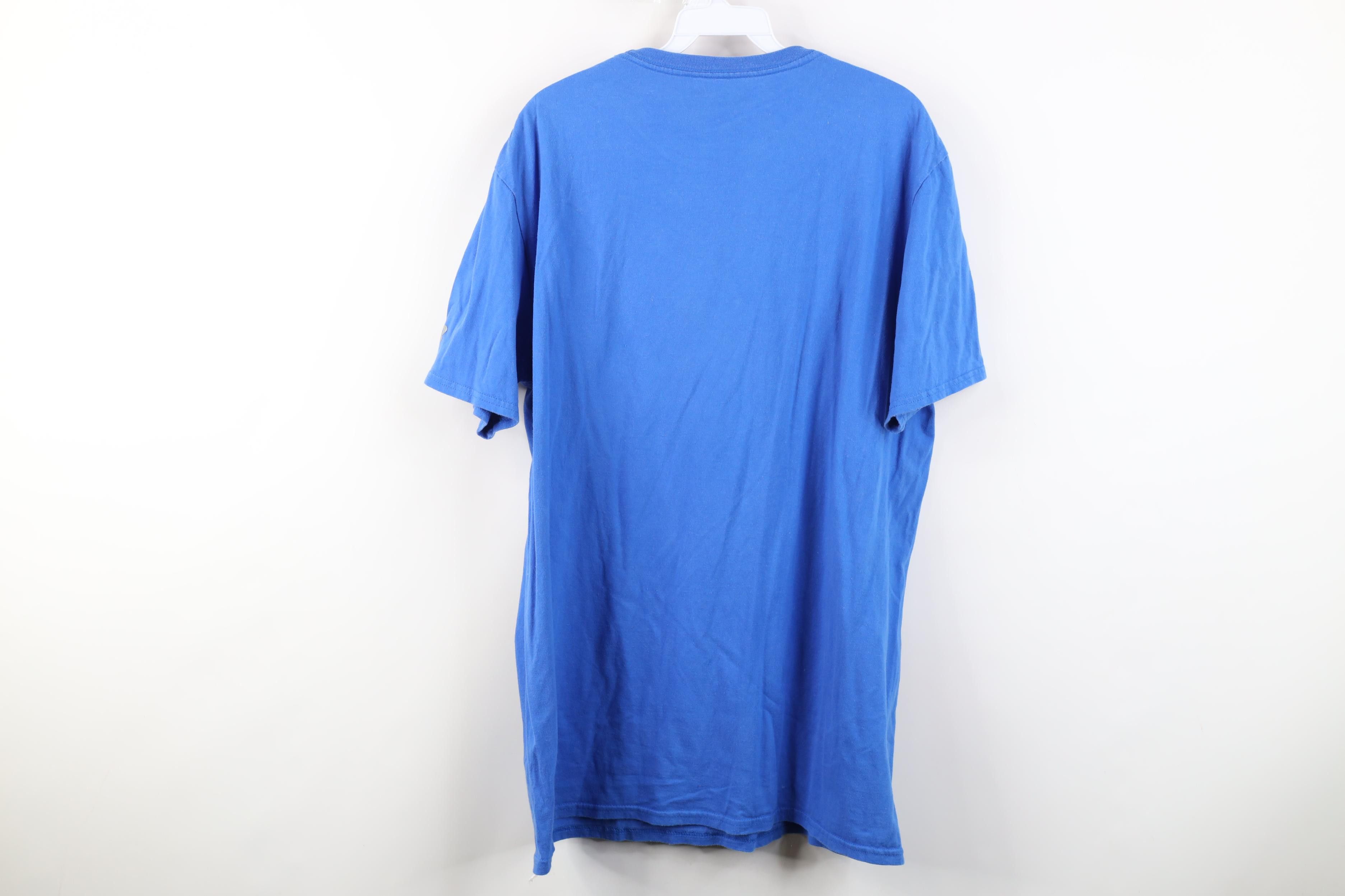 New Balance Vintage Y2K New Balance Reflective Short Sleeve T-Shirt Blue Size US XL / EU 56 / 4 - 11 Thumbnail