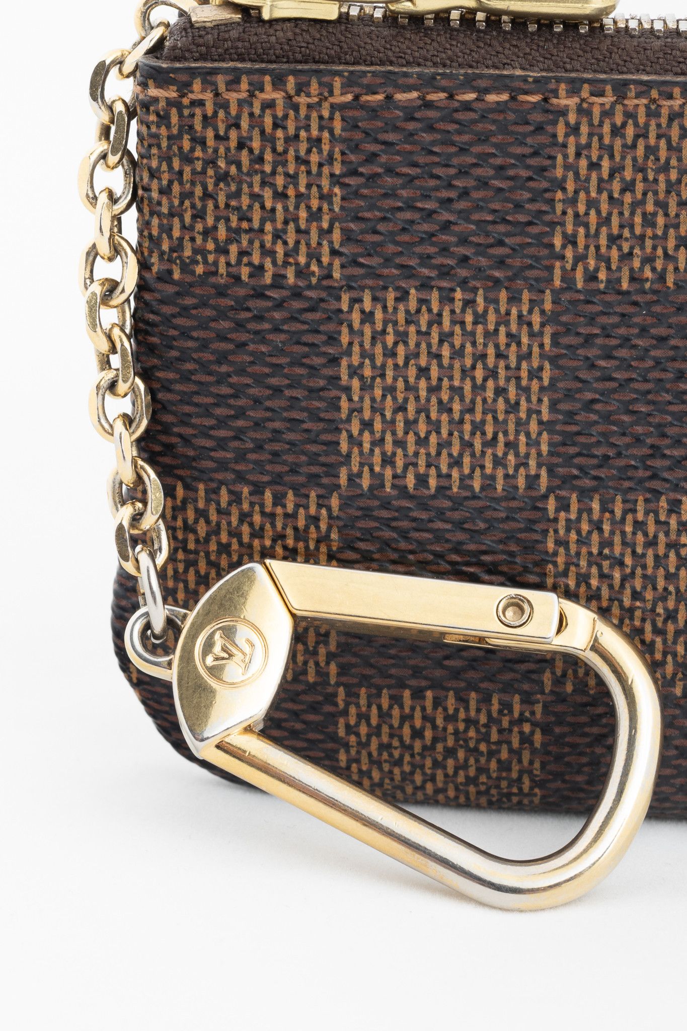 Louis Vuitton Louis Vuitton Damier Ebene Canvas Key Pouch Size ONE SIZE - 4 Thumbnail