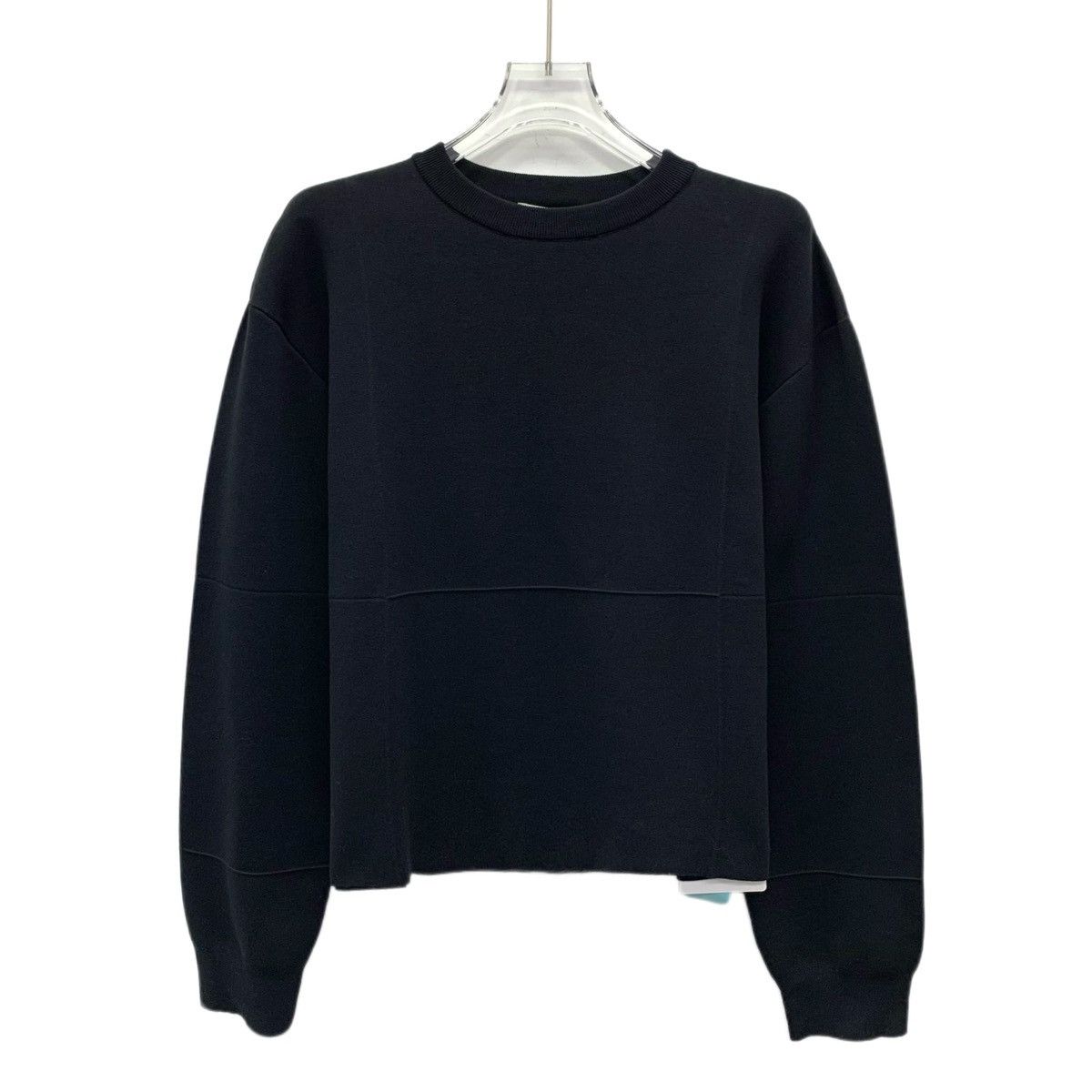 Balenciaga Balenciaga Black Cotton Long Sleeve Sweatshirt K26WX Size S / US 4 / IT 40 - 1 Thumbnail