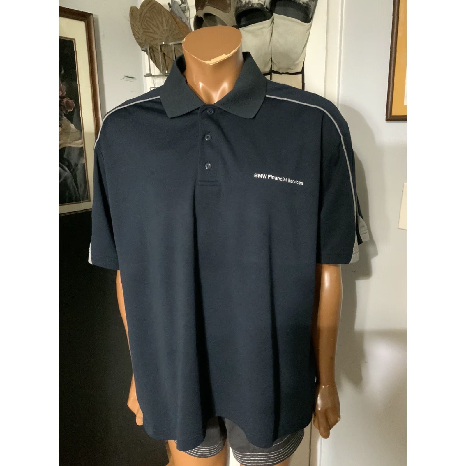 BMW BMW Vehicles Motorcycles Car Financial Services Navy Embroidered Polo Shirt XXL Men Blue Vehicles Motorcycle Polo Shirt Embroidered 2XL Size US XXL / EU 58 / 5 - 7 Thumbnail