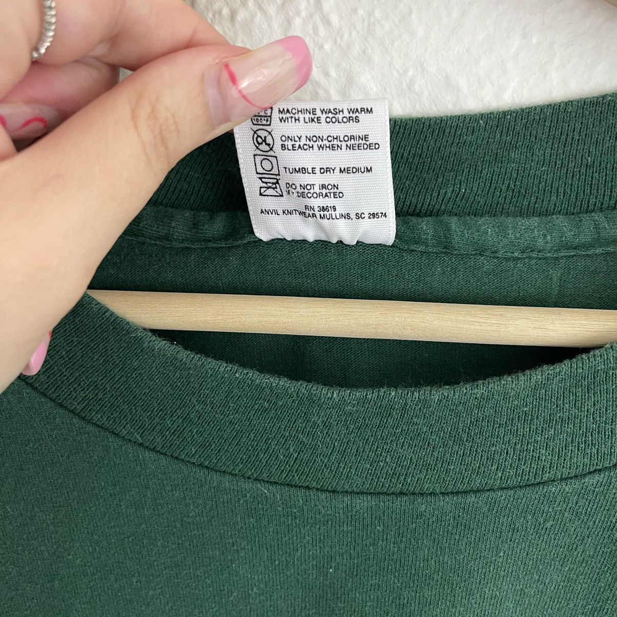 Anvil Vintage 1994 Green Fox Hunt Sport Single Stitch Graphic Tee Size US XL / EU 56 / 4 - 9 Thumbnail