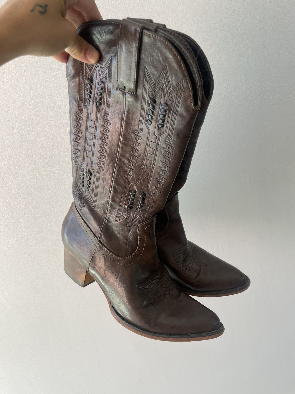 Vintage Vintage cowboy boots Size US 6 / IT 36 - 4 Thumbnail
