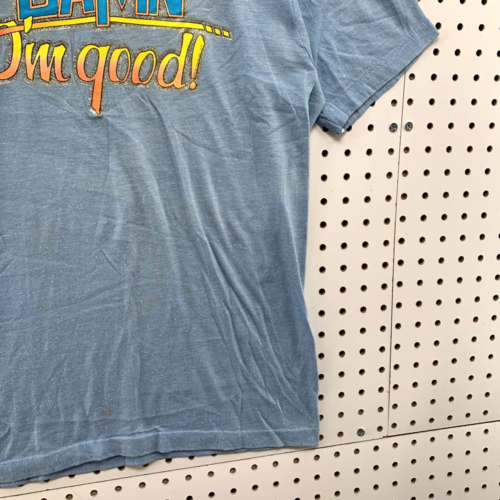 Vintage VINTAGE Damn I Good Shirt Mens Small Blue Single Stitch Made USA 70s VTG 70s Shirt Mens Small Blue Size US S / EU 44-46 / 1 - 7 Thumbnail
