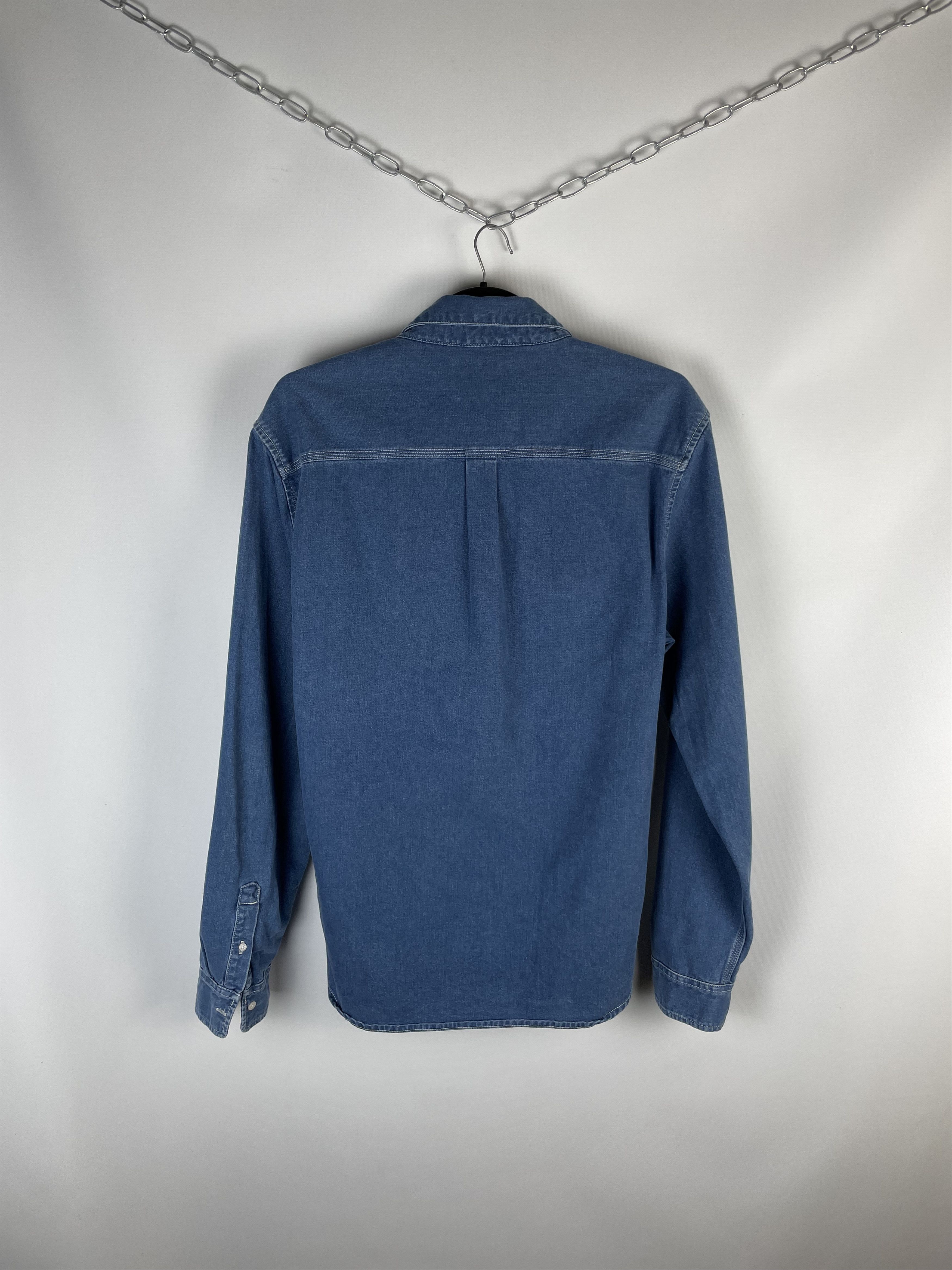 Carhartt Wip Carhartt Mens Denim Shirt Size US L / EU 52-54 / 3 - 9 Thumbnail