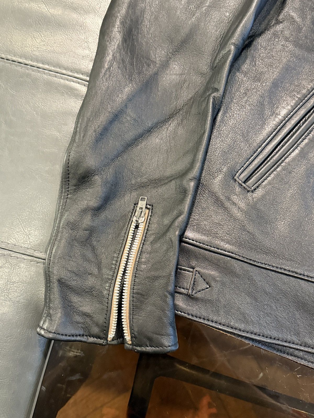 Addict Clothes Japan Addict x Deus Ex Machina AD-01 Sheep Leather Jacket Size US S / EU 44-46 / 1 - 4 Thumbnail