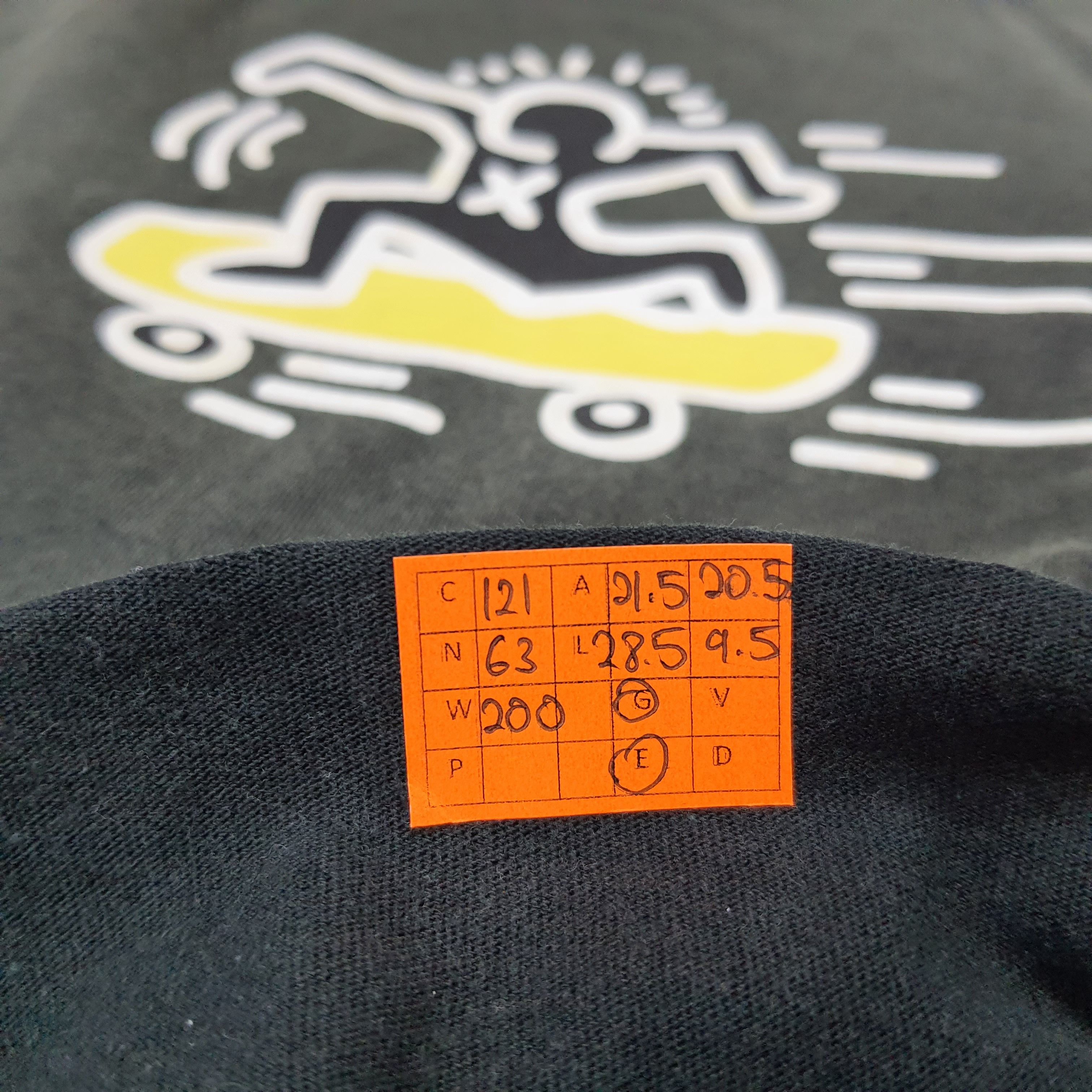 Japanese Brand × Vintage Vintage Keith Haring Skater T-shirt Size US L / EU 52-54 / 3 - 9 Thumbnail