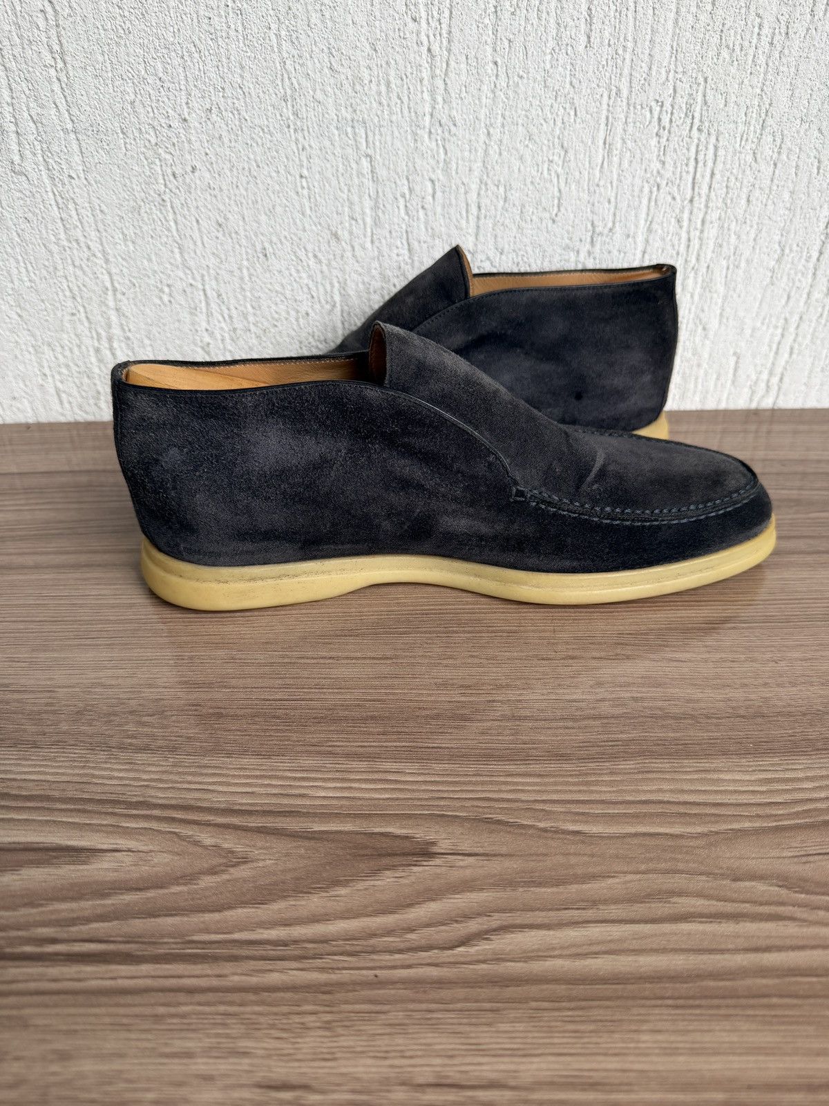 Loro Piana Suede open walk loafers Size US 7 / EU 40 - 13 Thumbnail