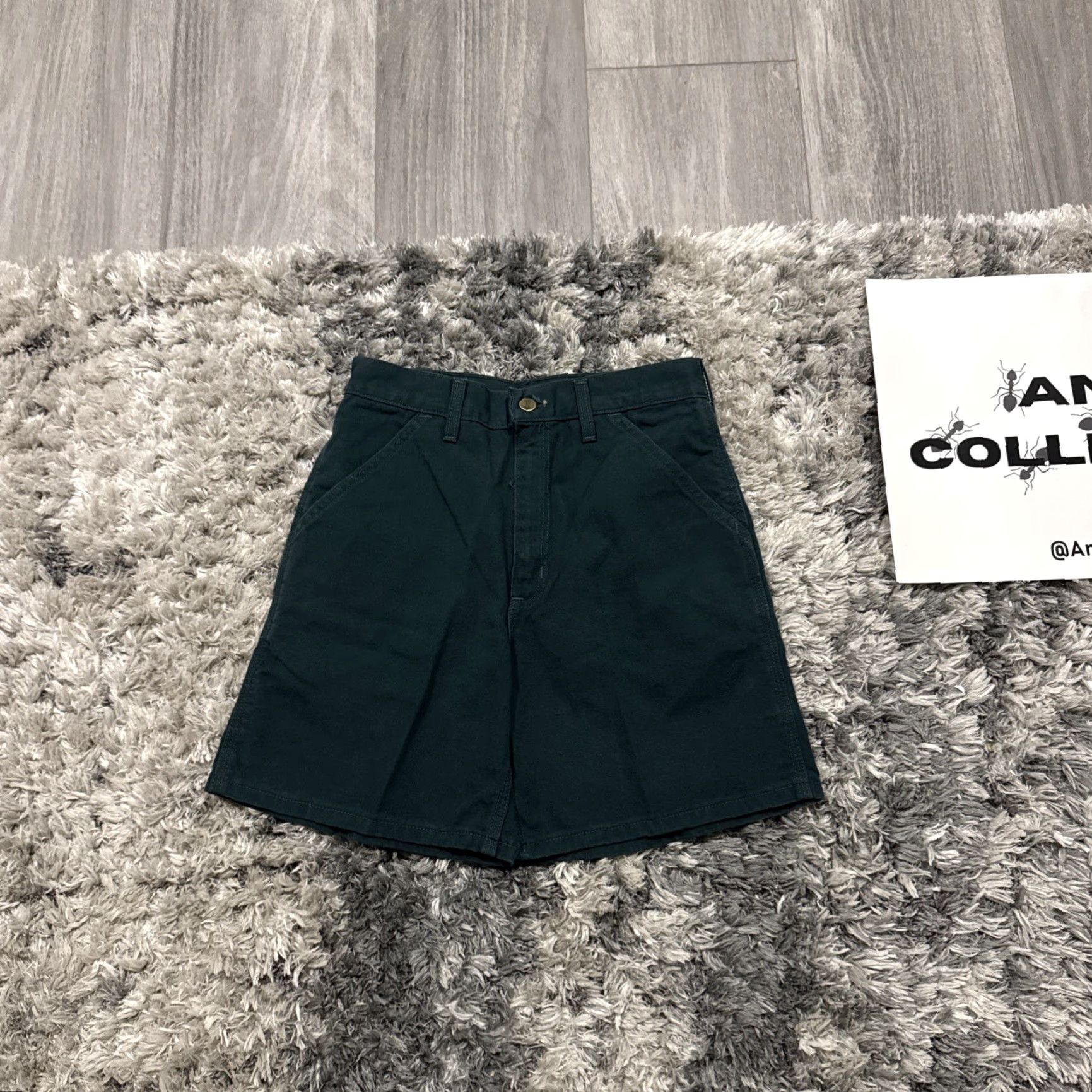 Carhartt VINTAGE Carhartt Jorts 90s Green Denim B30 EVG HTF RARE Men’s 28 Cargo BNWT Size US 28 / EU 44 - 6 Thumbnail