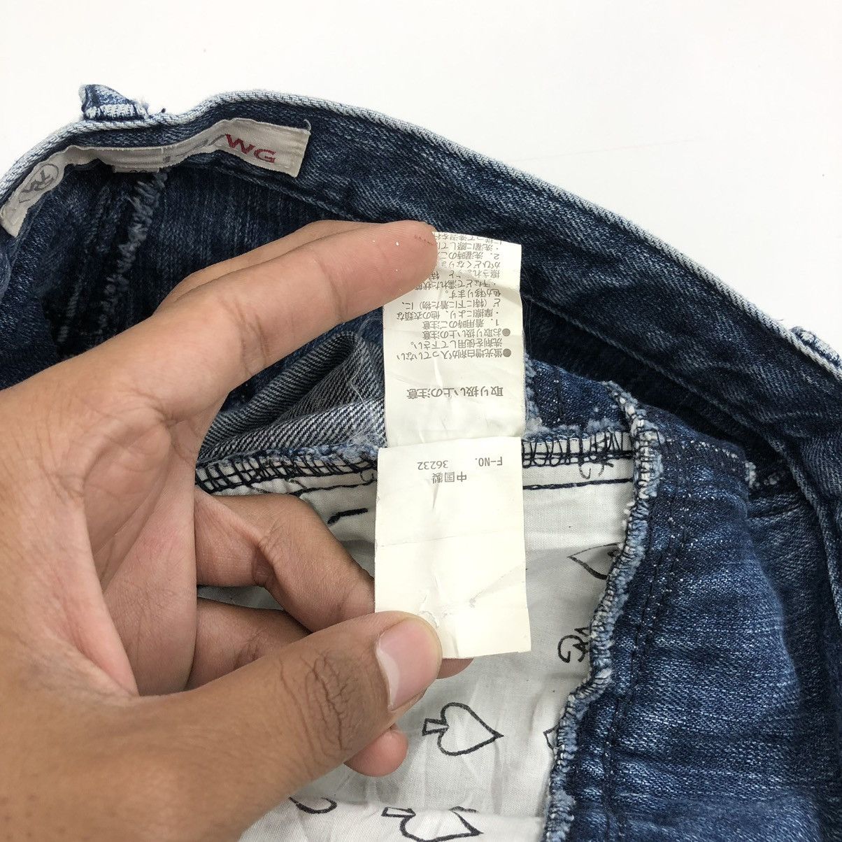 If Six Was Nine × Japanese Brand × PPFM 179/WG Nicole Club Double Waist Blue Wash Jeans Size US 36 / EU 52 - 8 Thumbnail