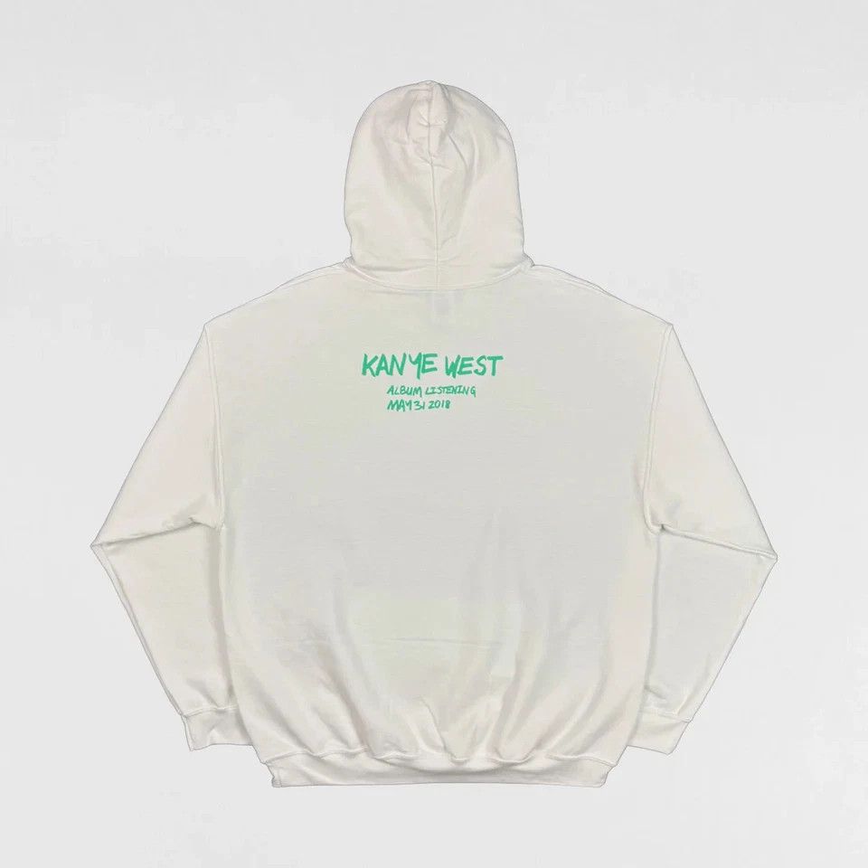 Kanye West Kanye ye Listening Party 2018 Wyoming Long Sleeve In White Size US L / EU 52-54 / 3 - 1 Thumbnail