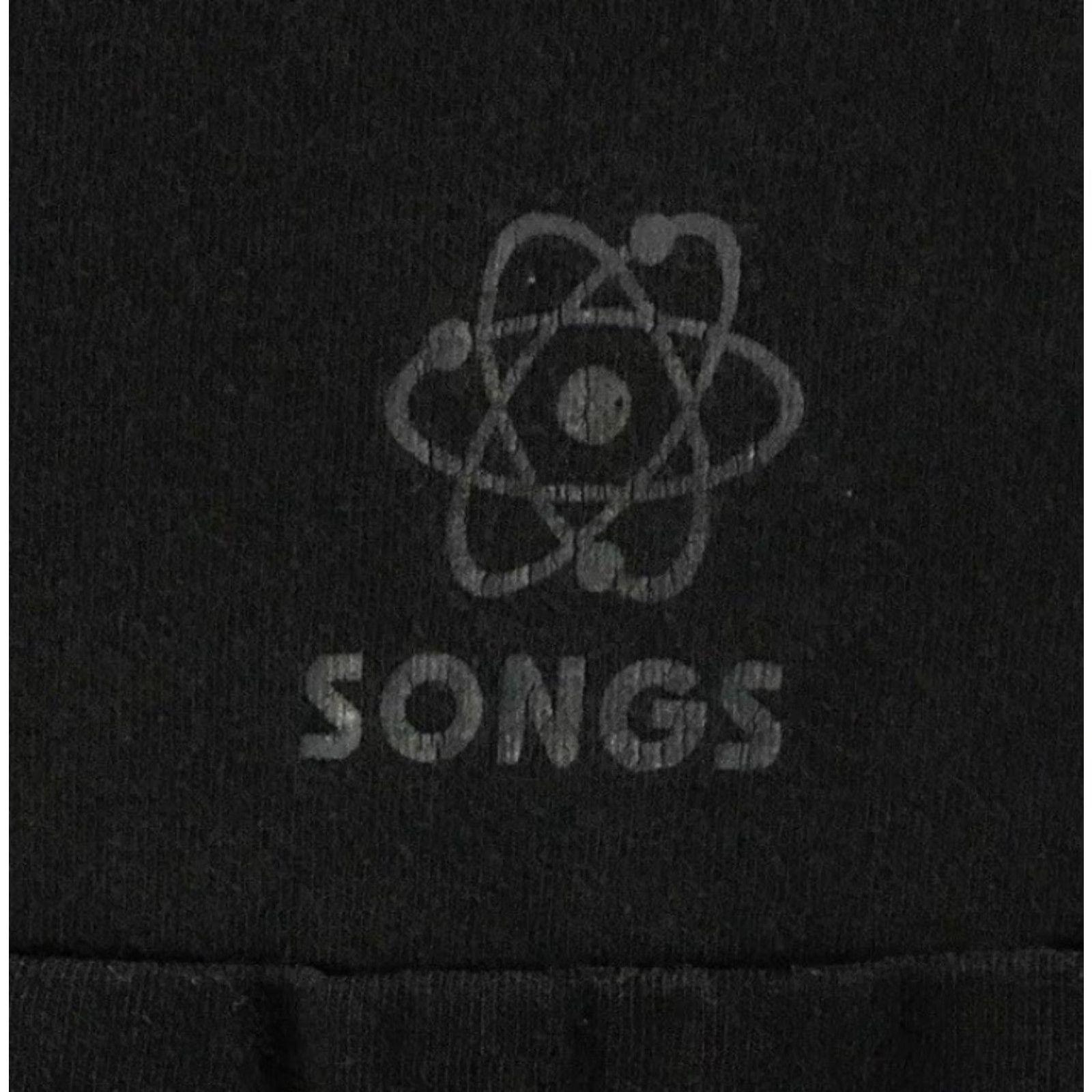 Vintage VINTAGE 90s Songs Turbine Deck Faded Construction Shirt XL Black Mens T-Shirt Funny Joke Humor Retro Rock Punk Car Bike Mechanic Size US XL / EU 56 / 4 - 4 Thumbnail