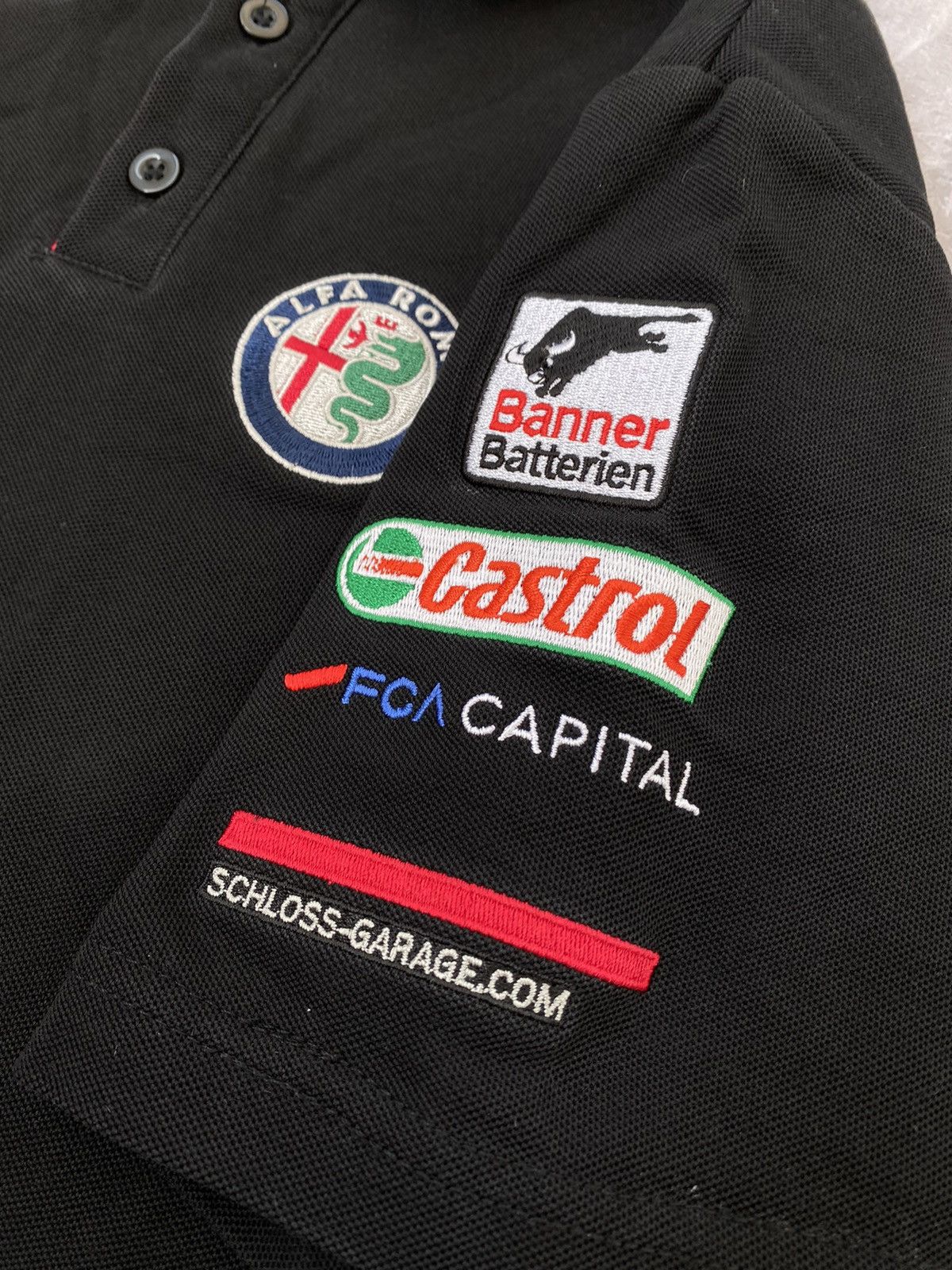 Formula 1 Alfa Romeo Vintage Racing Official Team Racing Polo Y2K Size US S / EU 44-46 / 1 - 9 Thumbnail