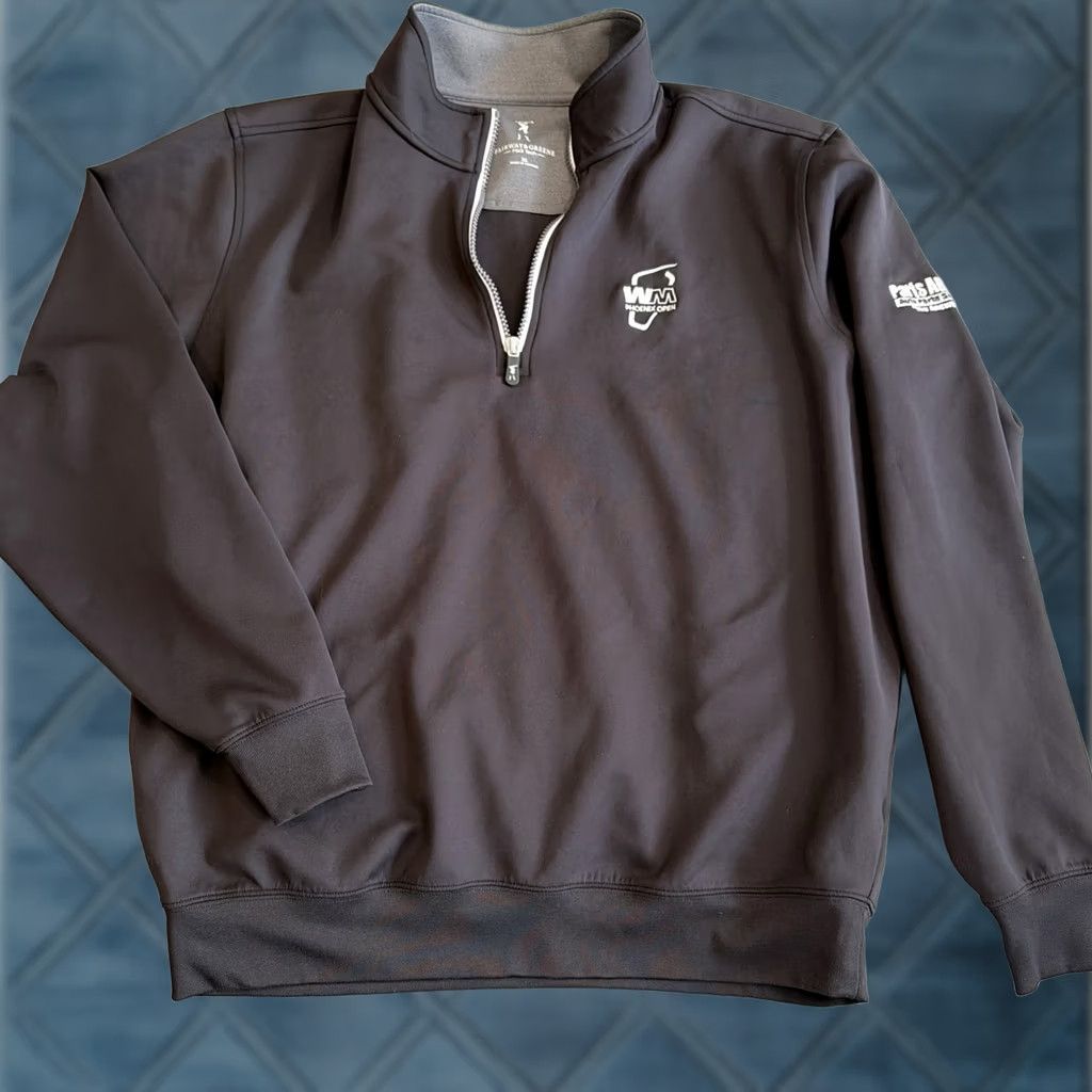 Vintage Fairway & Greene Quarter Zip WM Phoenix Open XL Black Mens Activewear Open Zip Casual Shirt Size US XL / EU 56 / 4 - 1 Thumbnail