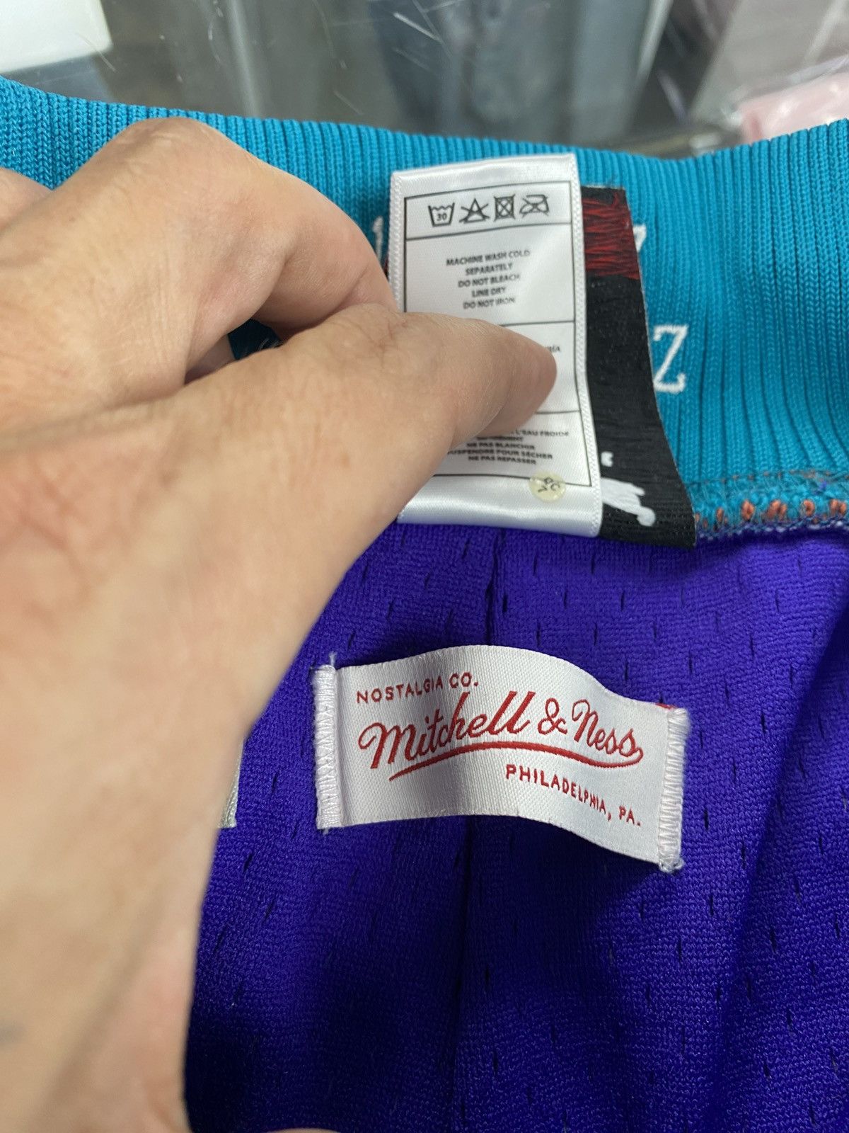 Just Don Just Don Utah jazz shorts purple road small authentic Size US 30 / EU 46 - 15 Thumbnail