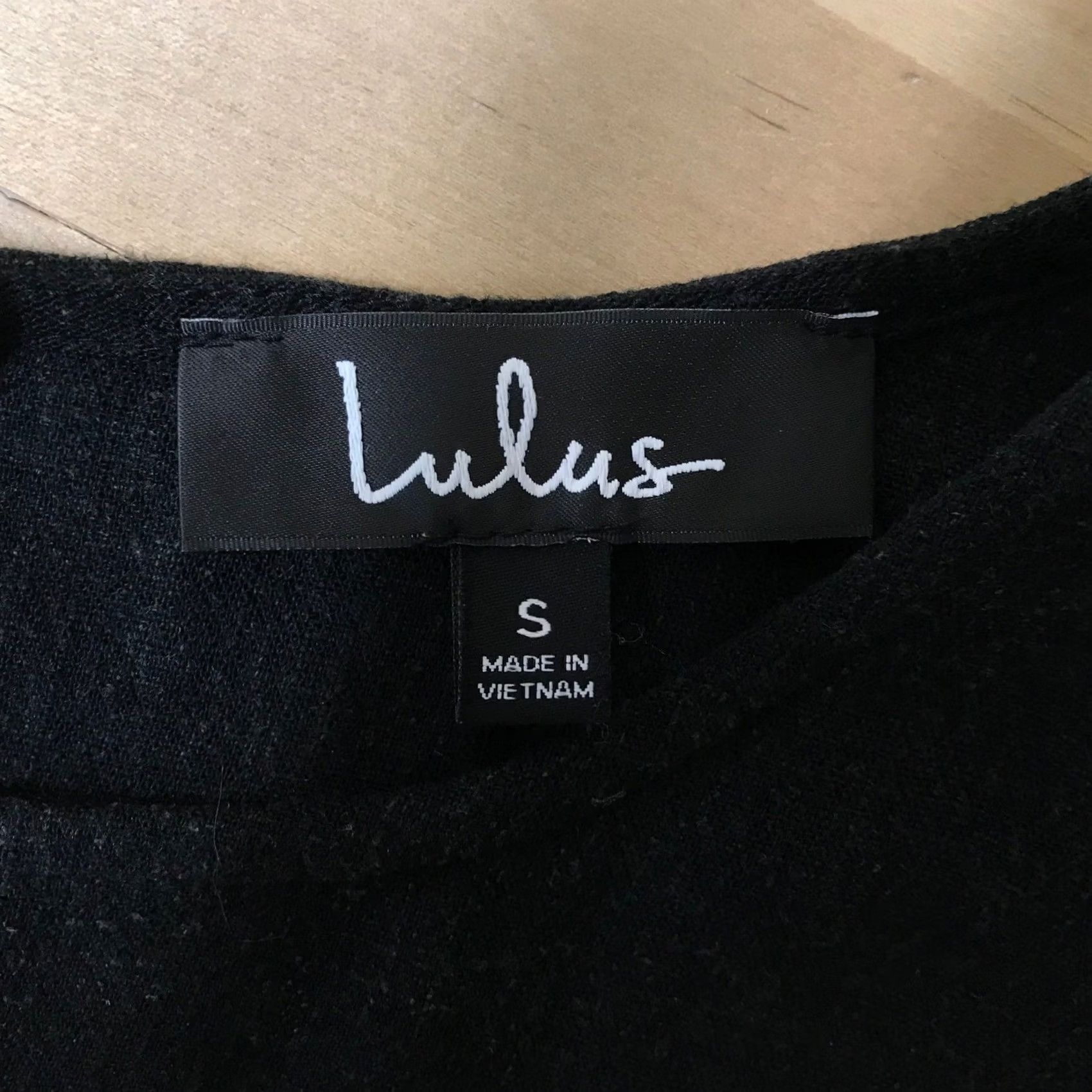 Lulus Lulus Dress Womens S Black Short Sleeve Tunic With Pockets Size Size 28" / US 6 / IT 42 - 7 Thumbnail