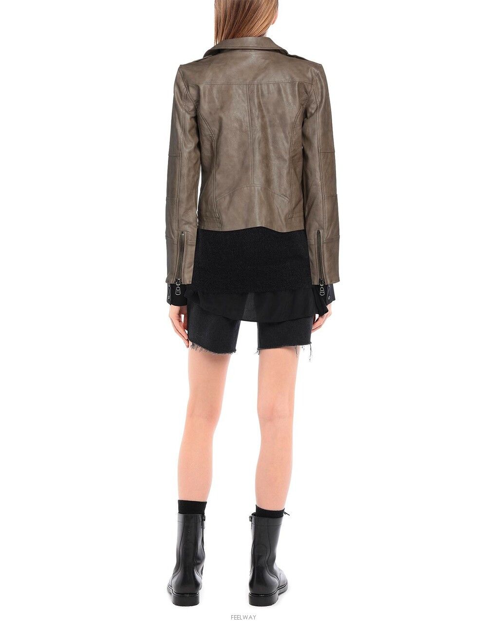 Other **GARCIA Vegan Leather Biker Jacket Size S / US 4 / IT 40 - 4 Thumbnail
