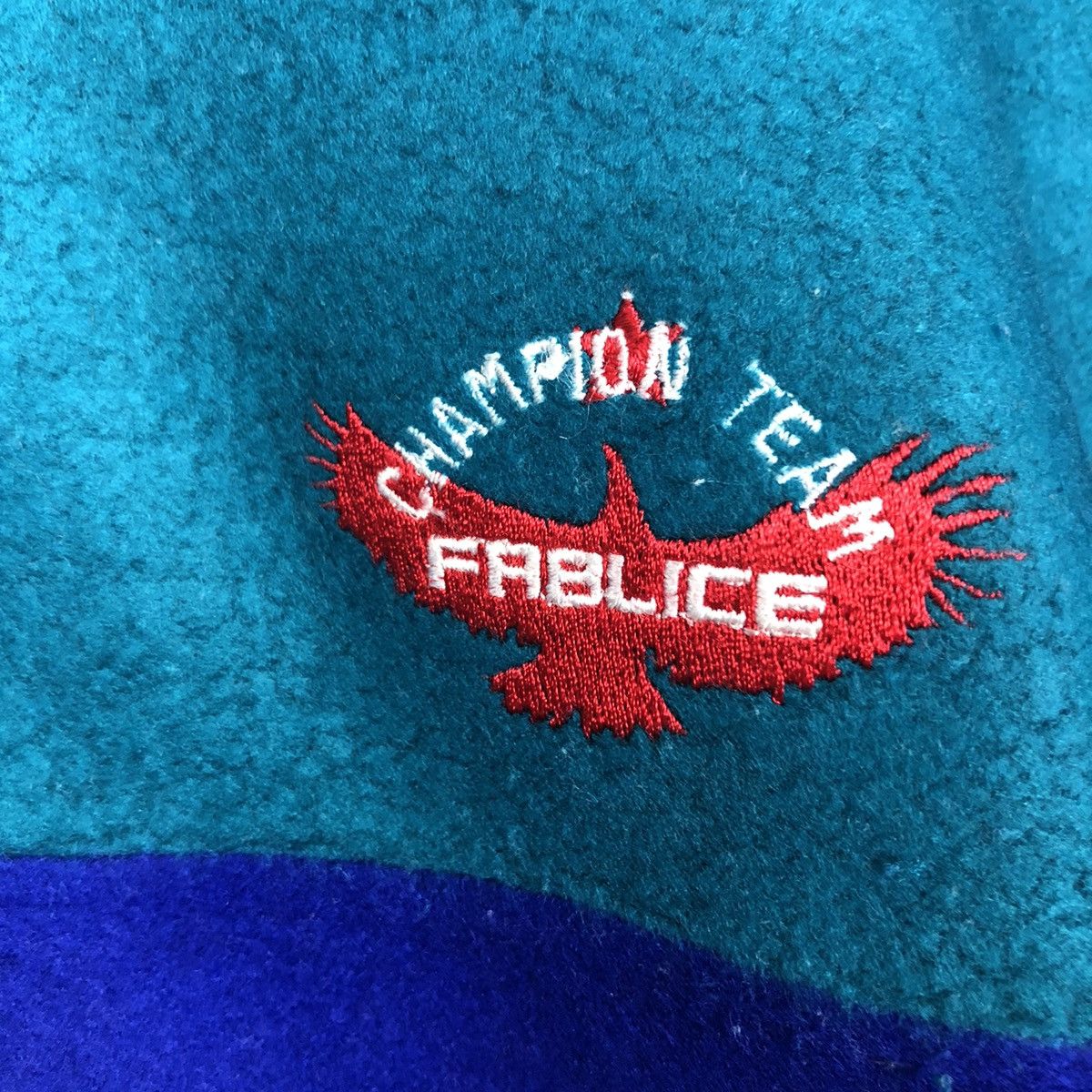 Japanese Brand × Vintage 📌Vintage Half Zipper Fleece Jacket Fablice Issey Miyake Size US L / EU 52-54 / 3 - 14 Thumbnail