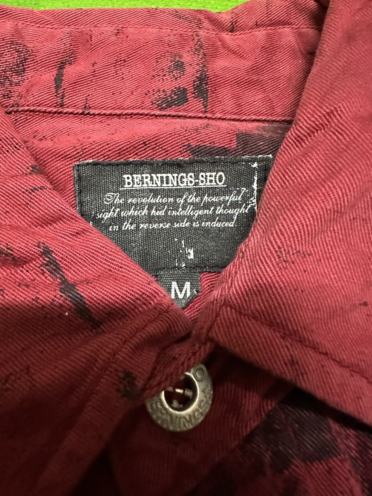 Japanese Brand Bernings sho punk shirt Size US M / EU 48-50 / 2 - 3 Thumbnail