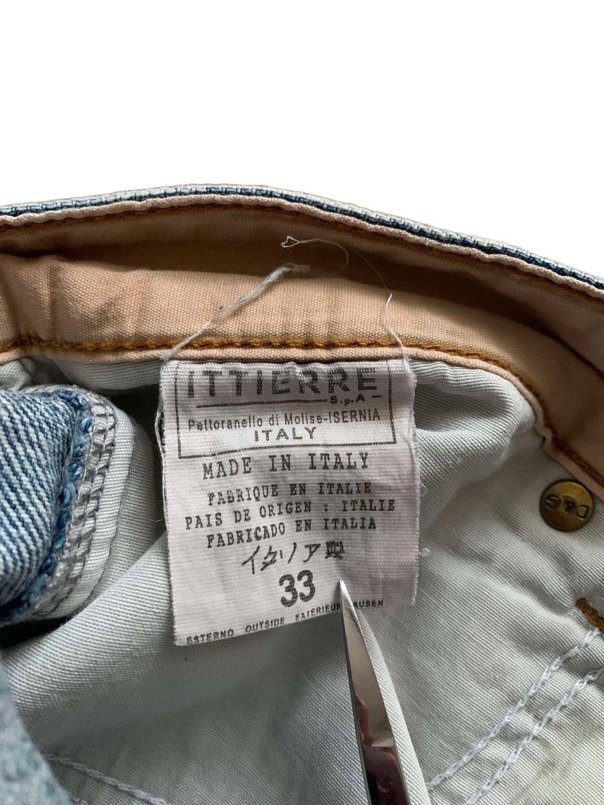 Dolce & Gabbana Y2K Dolce & Gabbana couture distressed denim jeans pants Size US 33 - 3 Thumbnail