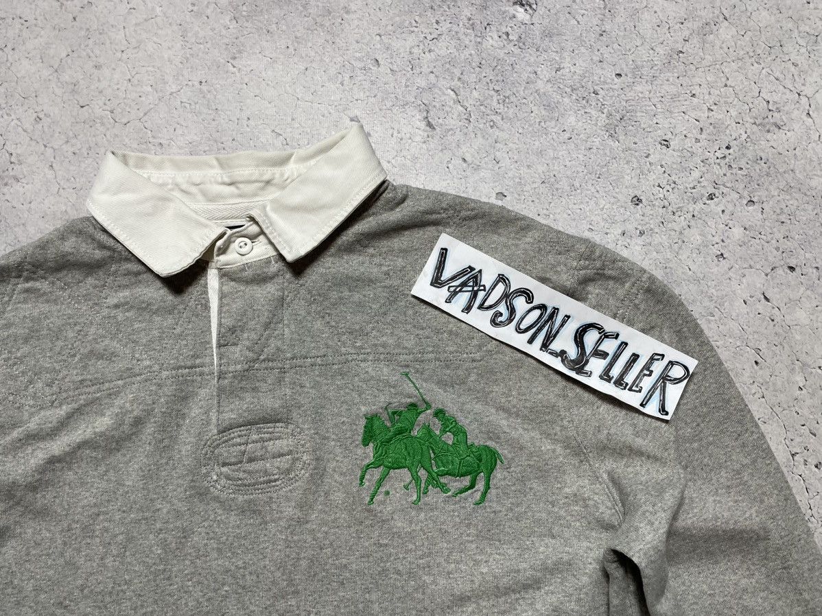 Polo Ralph Lauren Vintage 90s Longsleeve Rugby Polo Ralph Lauren Big Pony Y2K Size US XL / EU 56 / 4 - 7 Thumbnail