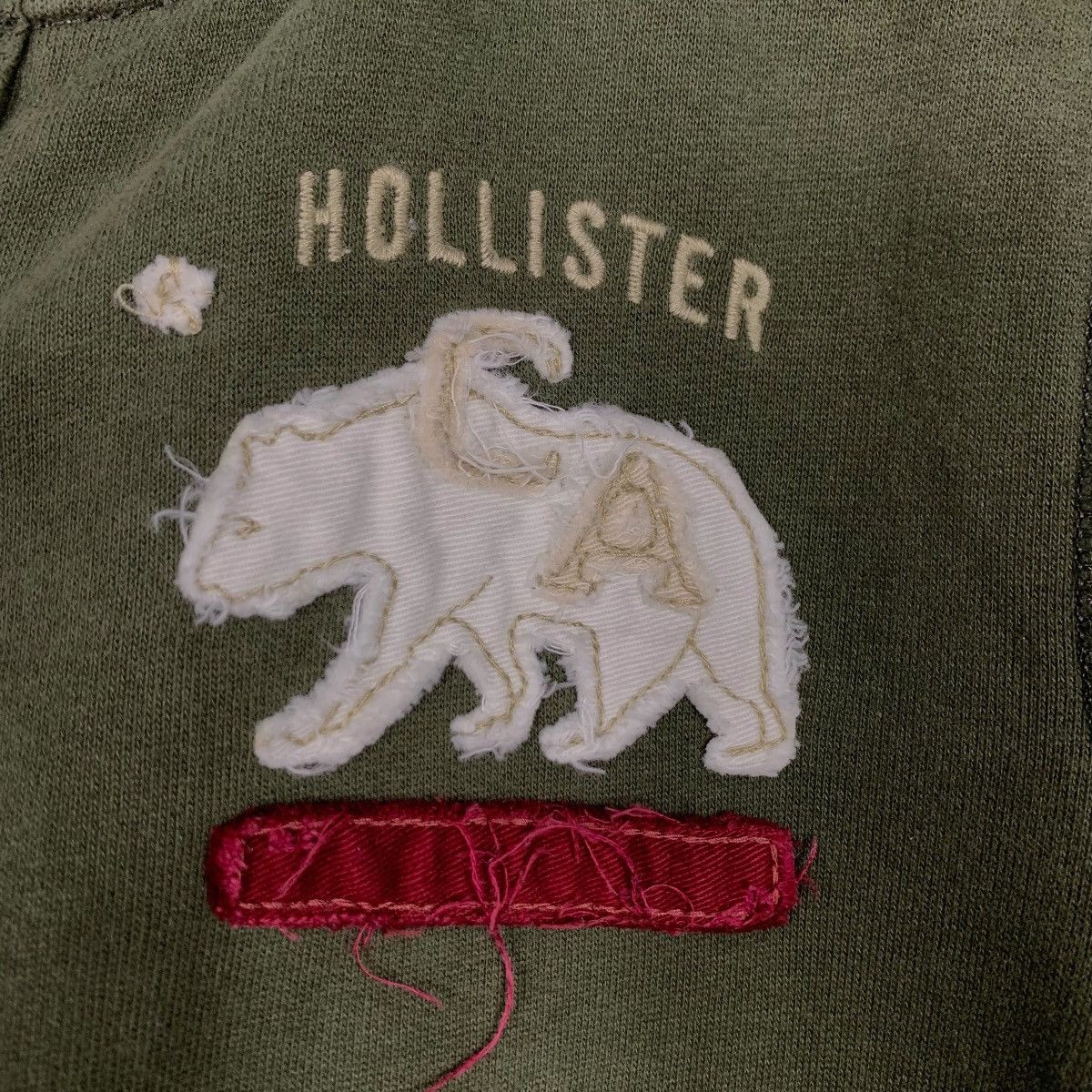 Hollister HOLLISTER Green Zipper Hoodies Sweatshirt #1988-C86 Size L / US 10 / IT 46 - 16 Thumbnail