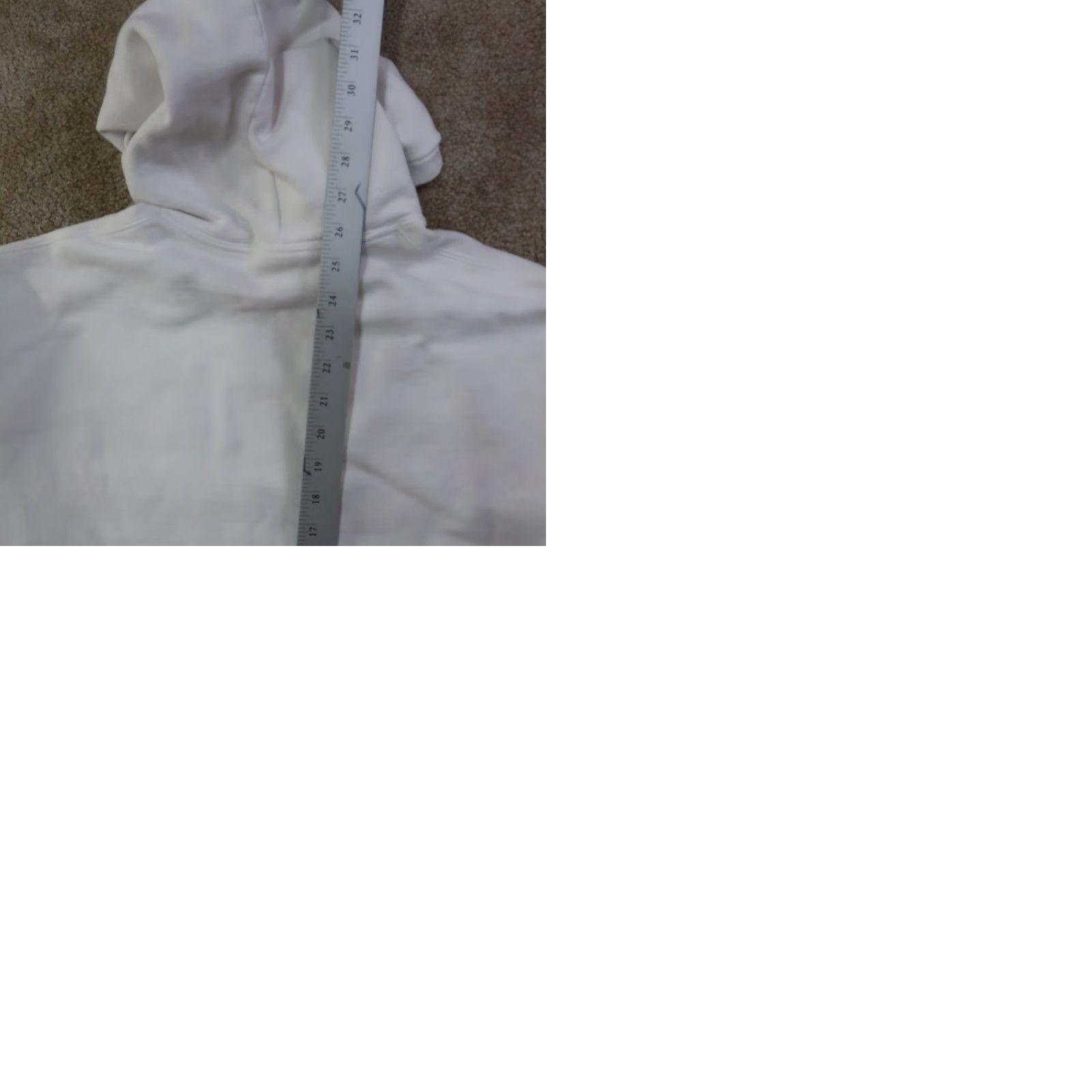 Champion Champion Reverse Weave Hoodie Men Large White Hooded Distressed stained Fringe Bleach Size US L / EU 52-54 / 3 - 9 Thumbnail