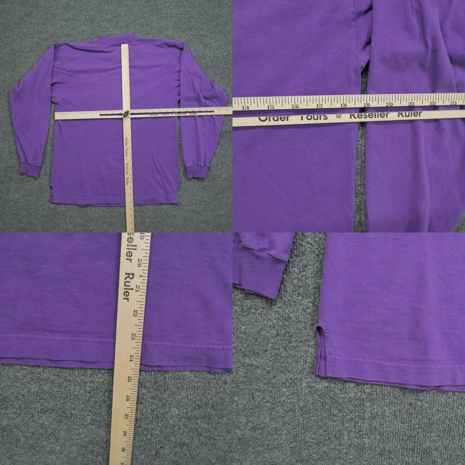 Vintage VINTAGE Williams College T Shirt Mens 90s Purple Cotton Crew Neck Long Sleeve Small Oversized Faded 1990s Gear For Sports Clothing Size US S / EU 44-46 / 1 - 10 Thumbnail