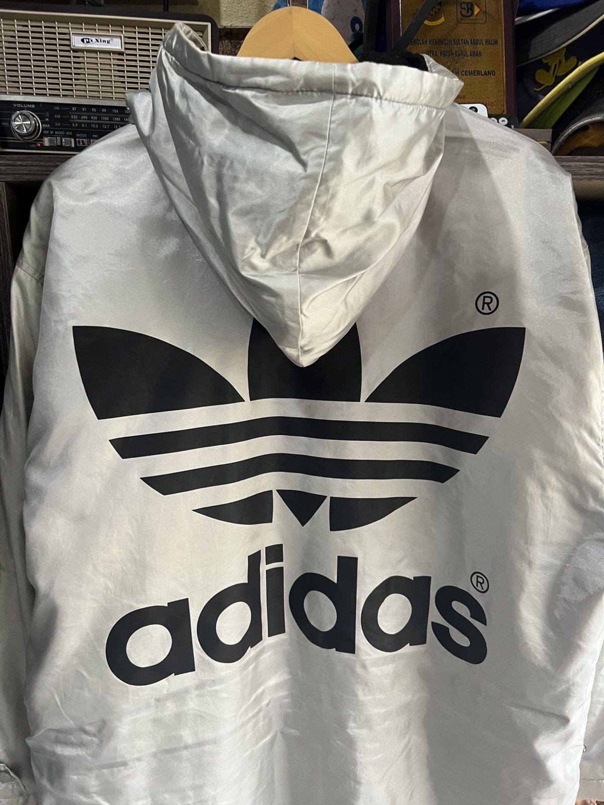 Adidas 🔥Vintage Adidas Descente Trefoil Coach Sherpa Jacket Size US L / EU 52-54 / 3 - 3 Thumbnail