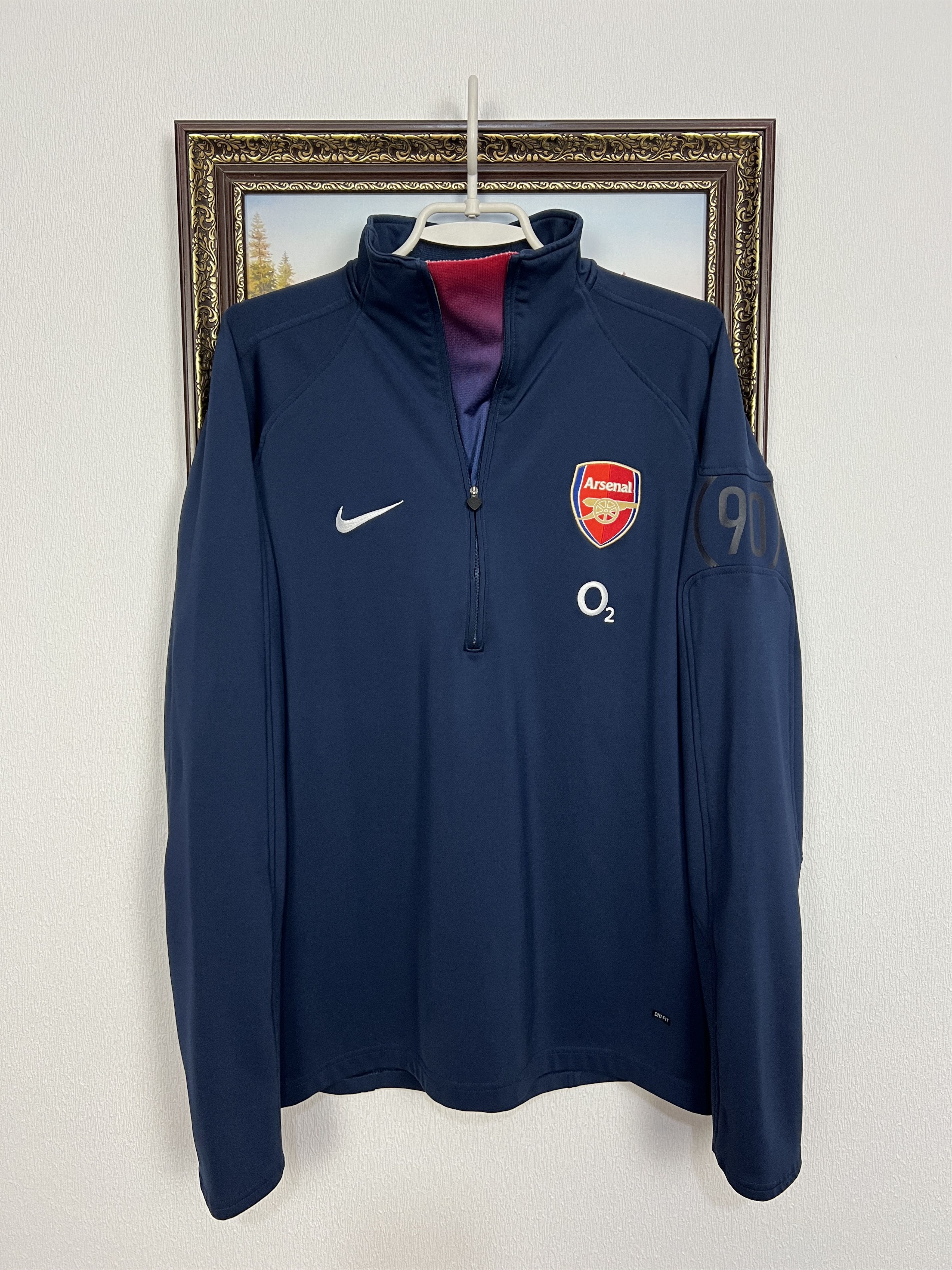 Nike Vintage Nike Arsenal Football Train Jacket Track Top Gunners Size US XL / EU 56 / 4 - 1 Thumbnail