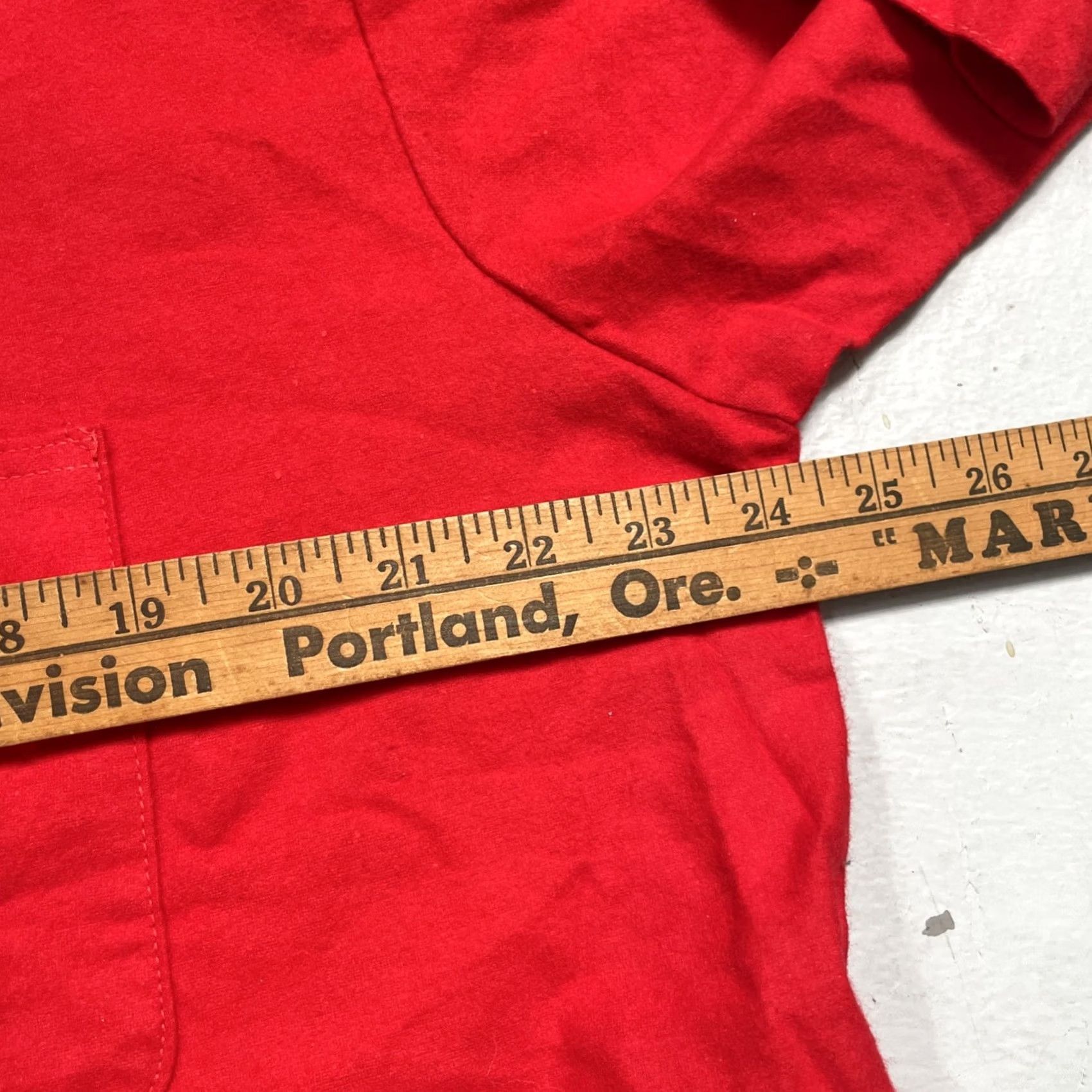 J Brand Vintage Paul Bunyan Shirt Unisex Adults 100% Cotton Button-Up Red 16.5 USA Workwear 50s 60s Americana NWOT Size US XL / EU 56 / 4 - 4 Thumbnail