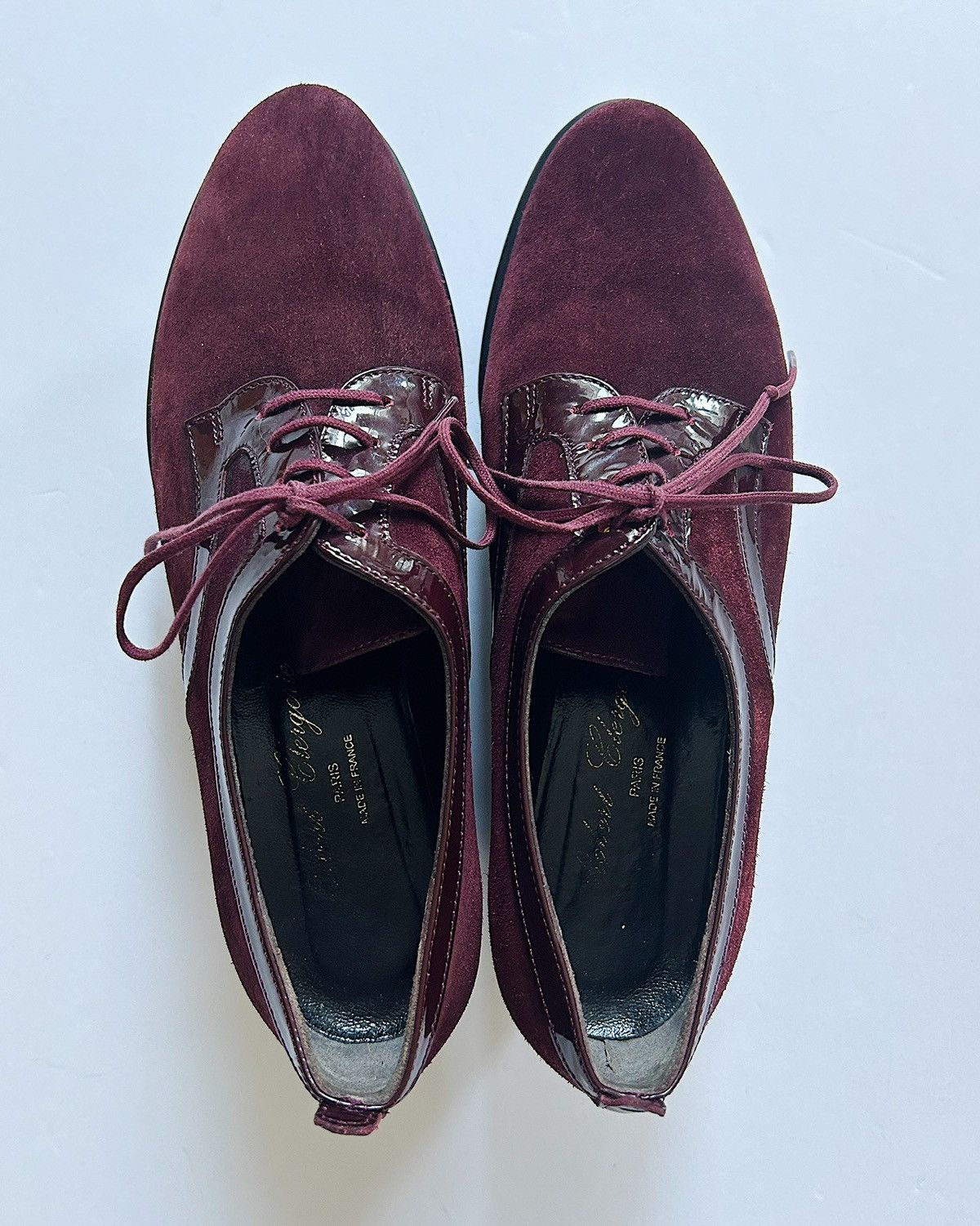 Robert Clergerie Robert Clergerie burgundy wedges made in France Size US 6.5 / IT 36.5 - 5 Thumbnail