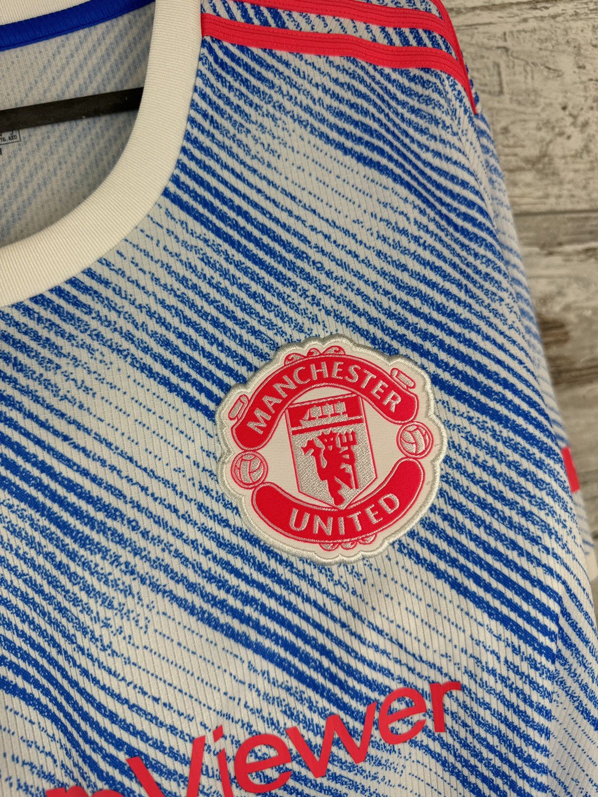 Adidas Mens Vintage Adidas Manchester United T-shirt soccer jersey Size US XXL / EU 58 / 5 - 8 Thumbnail
