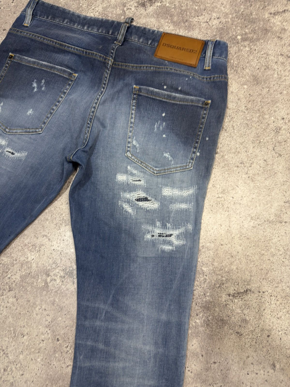 Dsquared2 Dsquared2 Distressed Skinny Jeans Size US 34 / EU 50 - 9 Thumbnail