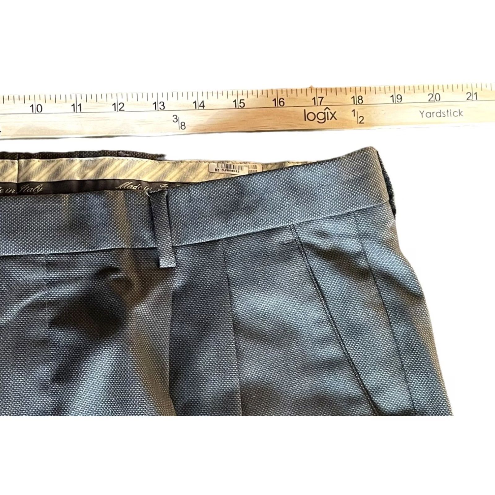 Vintage VINTAGE Zignone Wool Pants Slacks Brown Made In Italy Sz US 36 Italy 54 Drop 6 Denim? No, Pants. Size US 38 / EU 54 - 3 Thumbnail