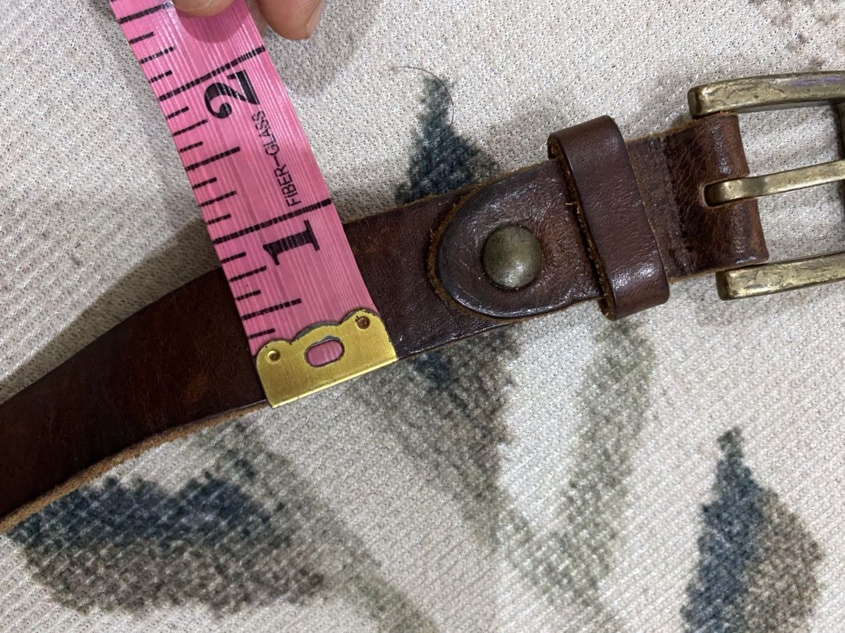 Leather Japanese Brand Leather Buckle Belt Size ONE SIZE - 9 Thumbnail
