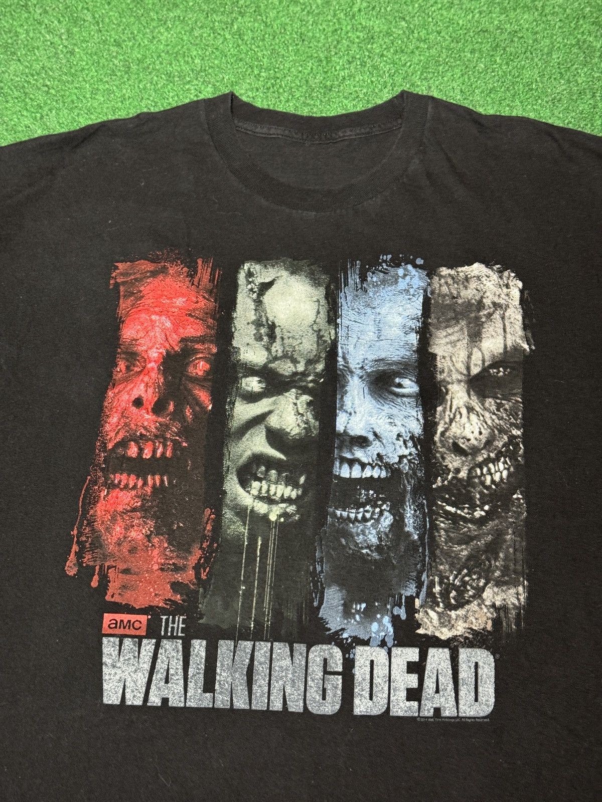 Delta Walking Dead Horror Zombie TV AMC Promo XL Black T Shirt Size US XL / EU 56 / 4 - 2 Thumbnail