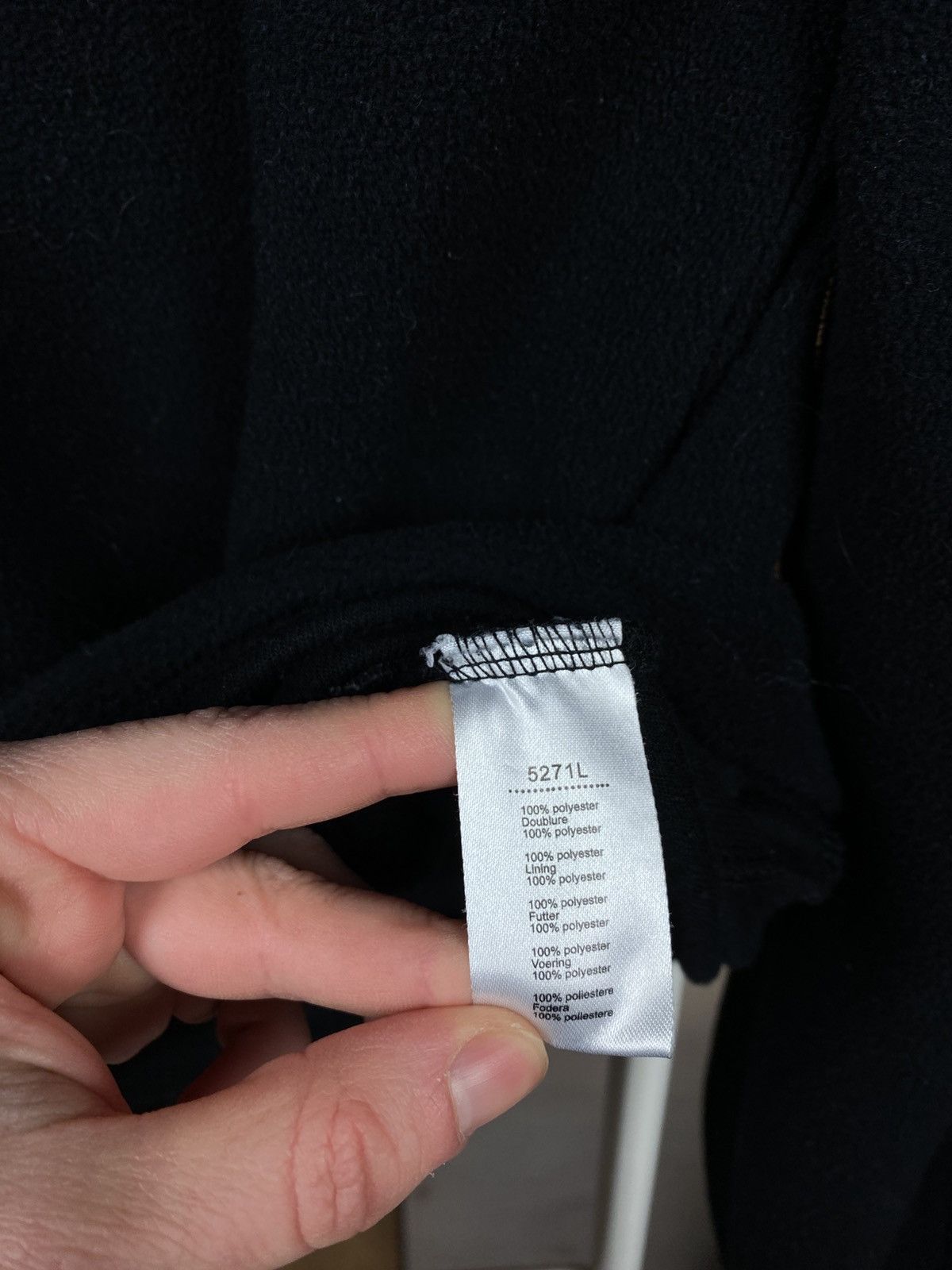 Lacoste 🐊Vintage 90s Fleece Sweatshirt Zip-Up Lacoste Big Logo🐊 Size US XL / EU 56 / 4 - 16 Thumbnail