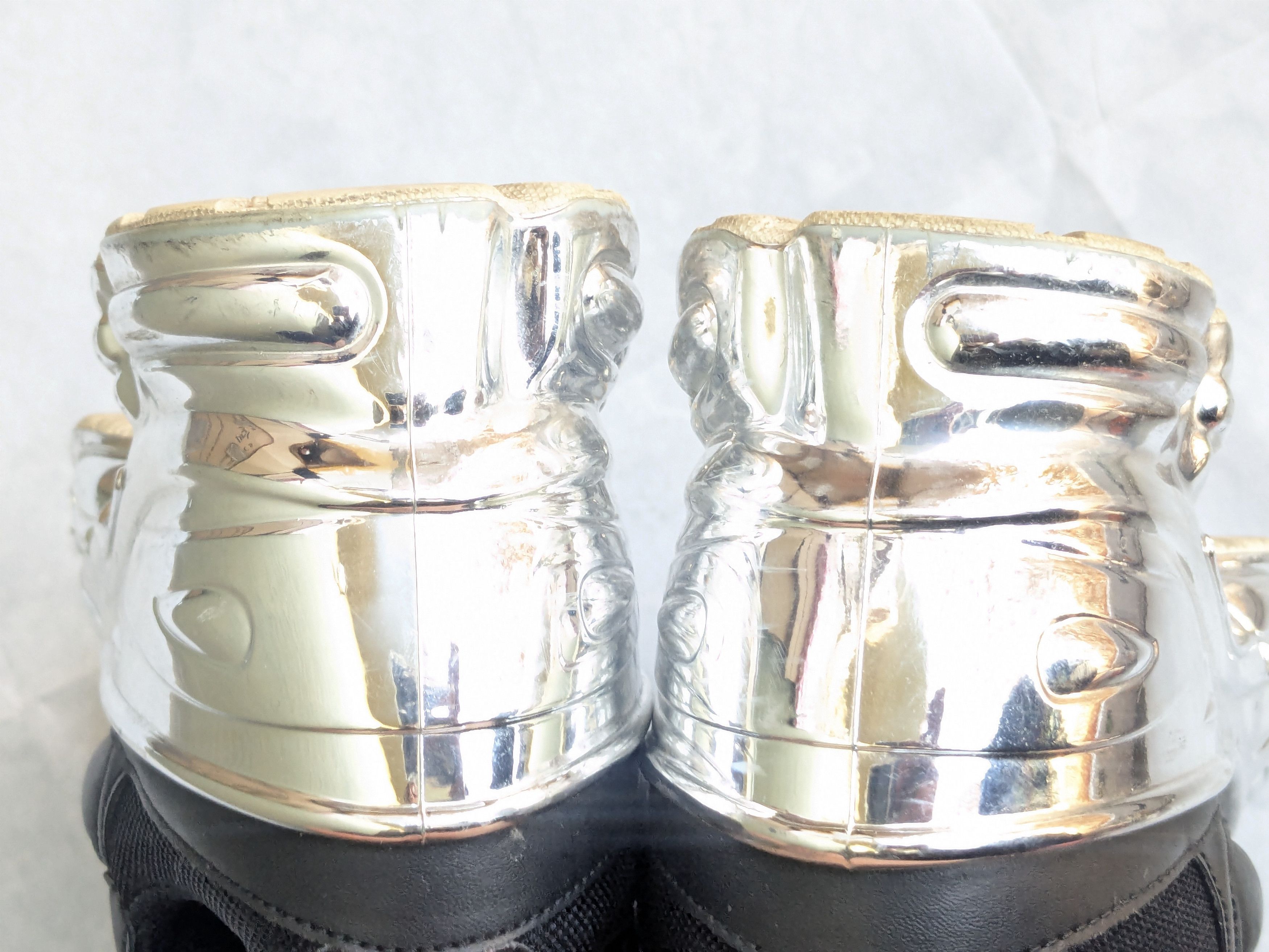 Raf Simons Adidas x Raf Simons Ozweego Mirrored Black Silver EE7944 Size US 9 / EU 42 - 15 Thumbnail