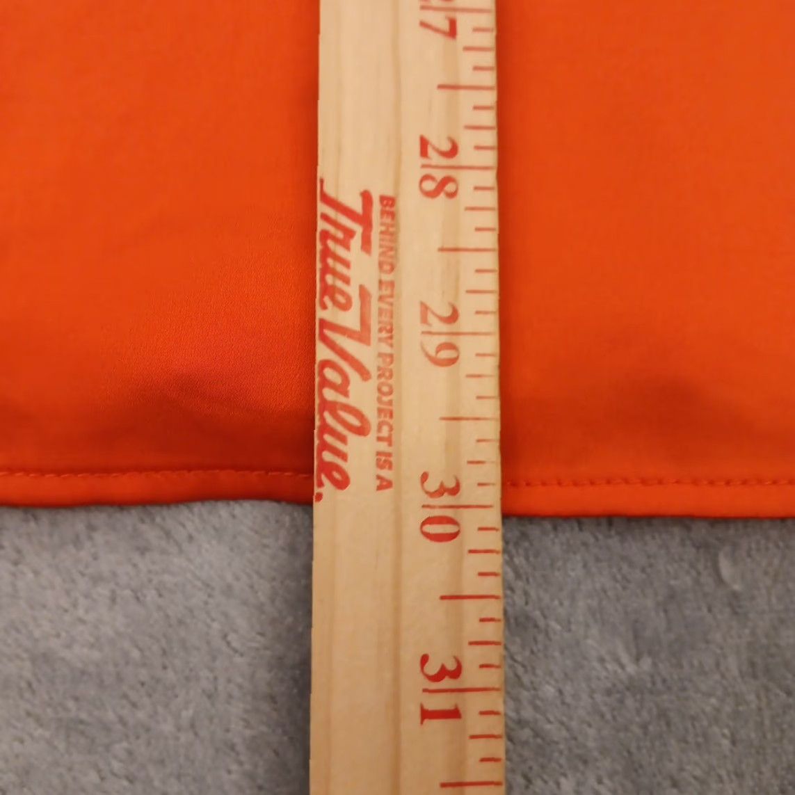 H&M H&M Shirt Womens XL Orange Satin Long Sleeve Button Up New Size XL / US 12-14 / IT 48-50 - 6 Thumbnail