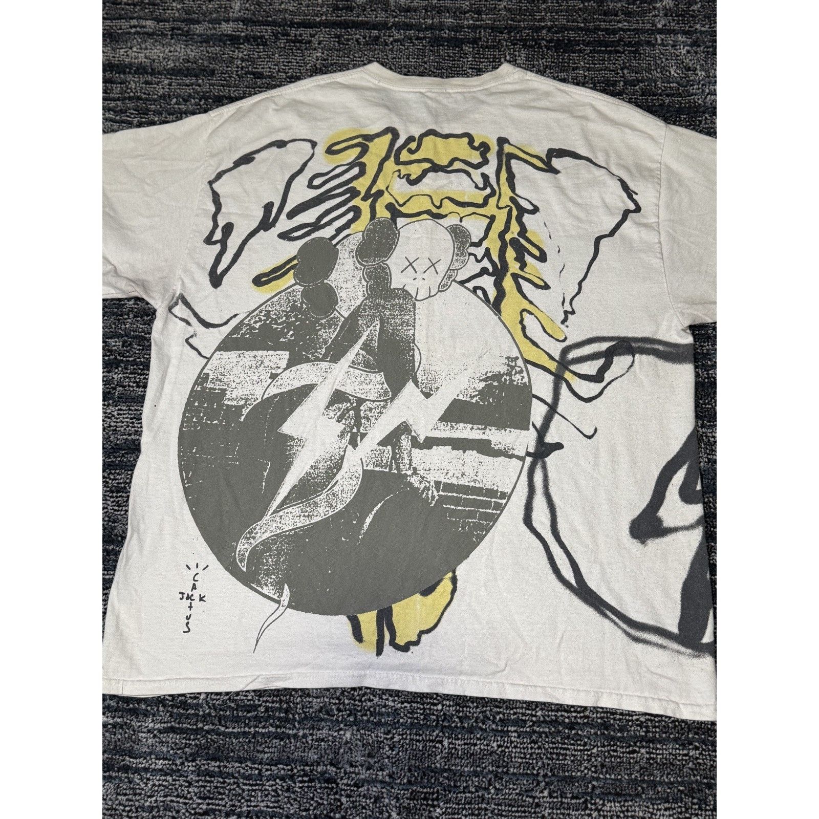 & Other Stories Cactus Jack TRAVIS SCOTT KAWS 2021 Double Sided White Beige Size US L / EU 52-54 / 3 - 3 Thumbnail