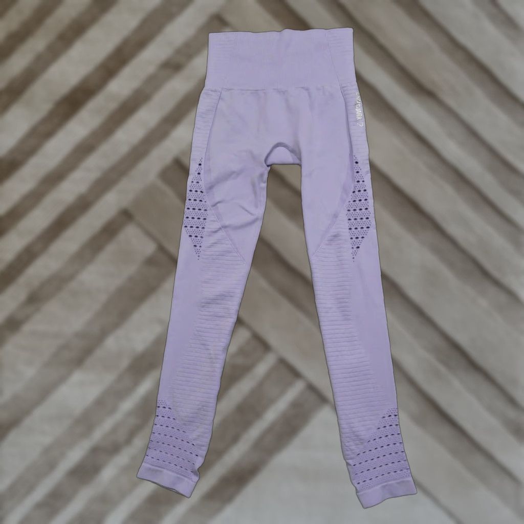 Gymshark GymShark Leggings Womens S Purple High Rise Yoga Pants Activewear Casual Size 28" / US 6 / IT 42 - 1 Thumbnail