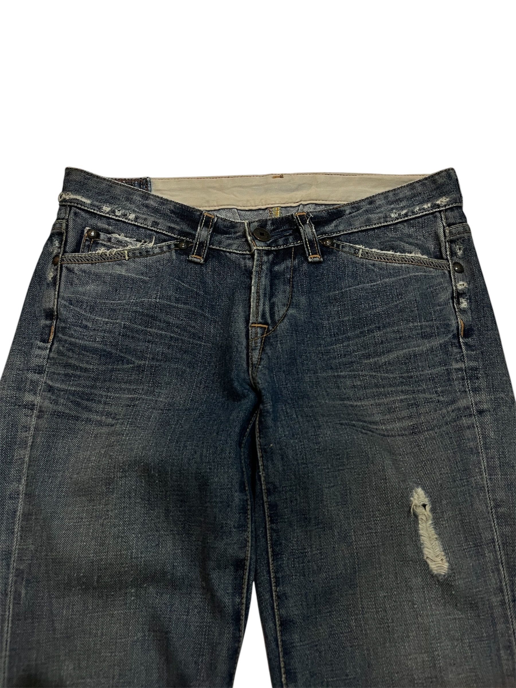 Marithe + Francois Girbaud Marithe Francois Girbaud Distressed Denim Jeans Size US 26 / EU 42 - 6 Thumbnail