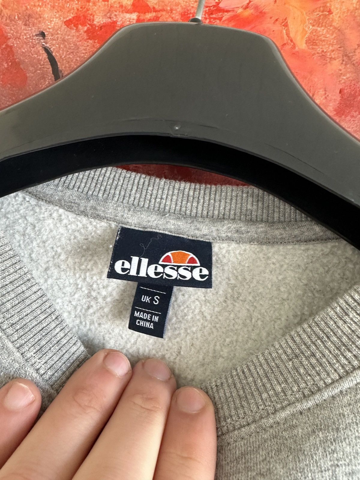 Ellesse Ellesse Gray Cotton Sweatshirt Size S Size US S / EU 44-46 / 1 - 5 Thumbnail